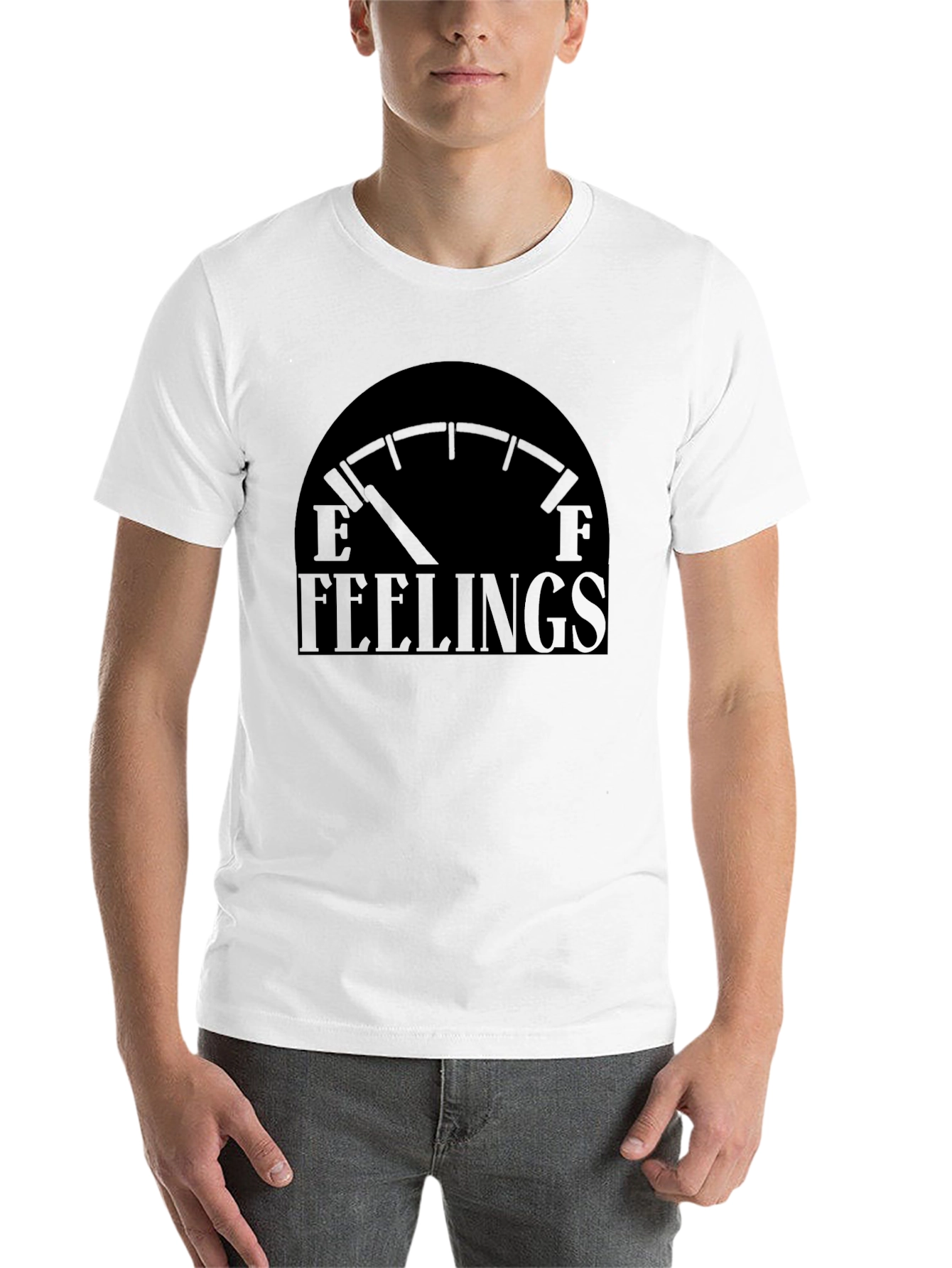 Black Empty Feelings Graphic T-Shirt - Soft Cotton Tee view 14