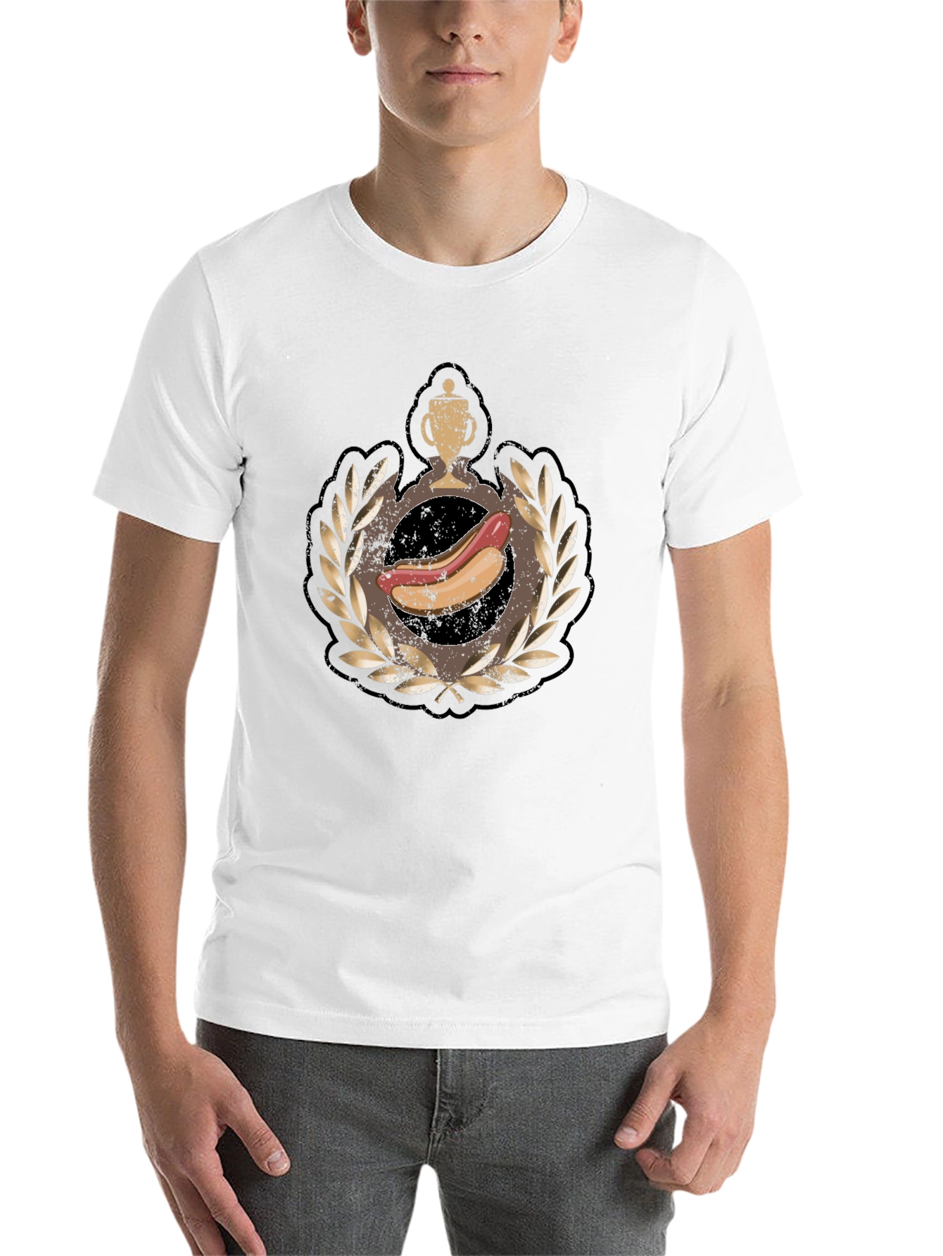 Black Hot Dog Champion Graphic Tee view 14