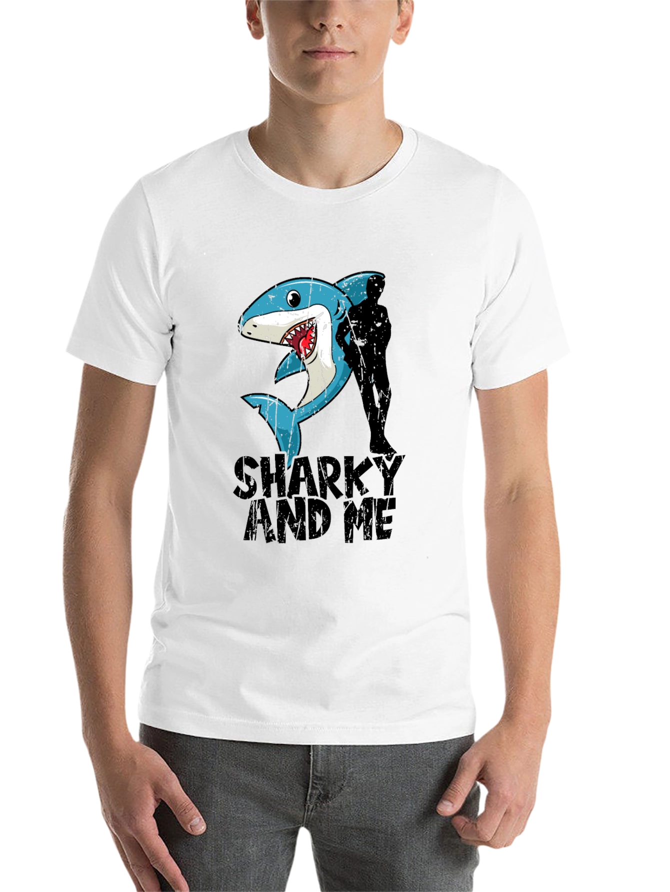 Black Sharky and Me Graphic Tee view 14