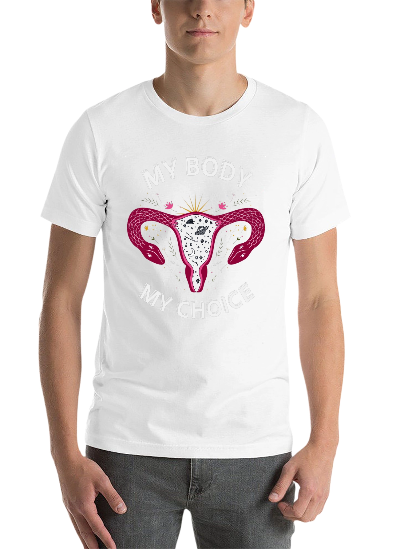 Black My Body My Choice Graphic T-Shirt view 14