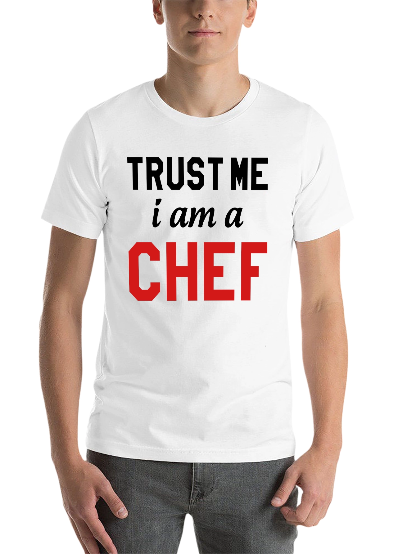 Black Trust Me I'm a Chef Black T-Shirt view 14