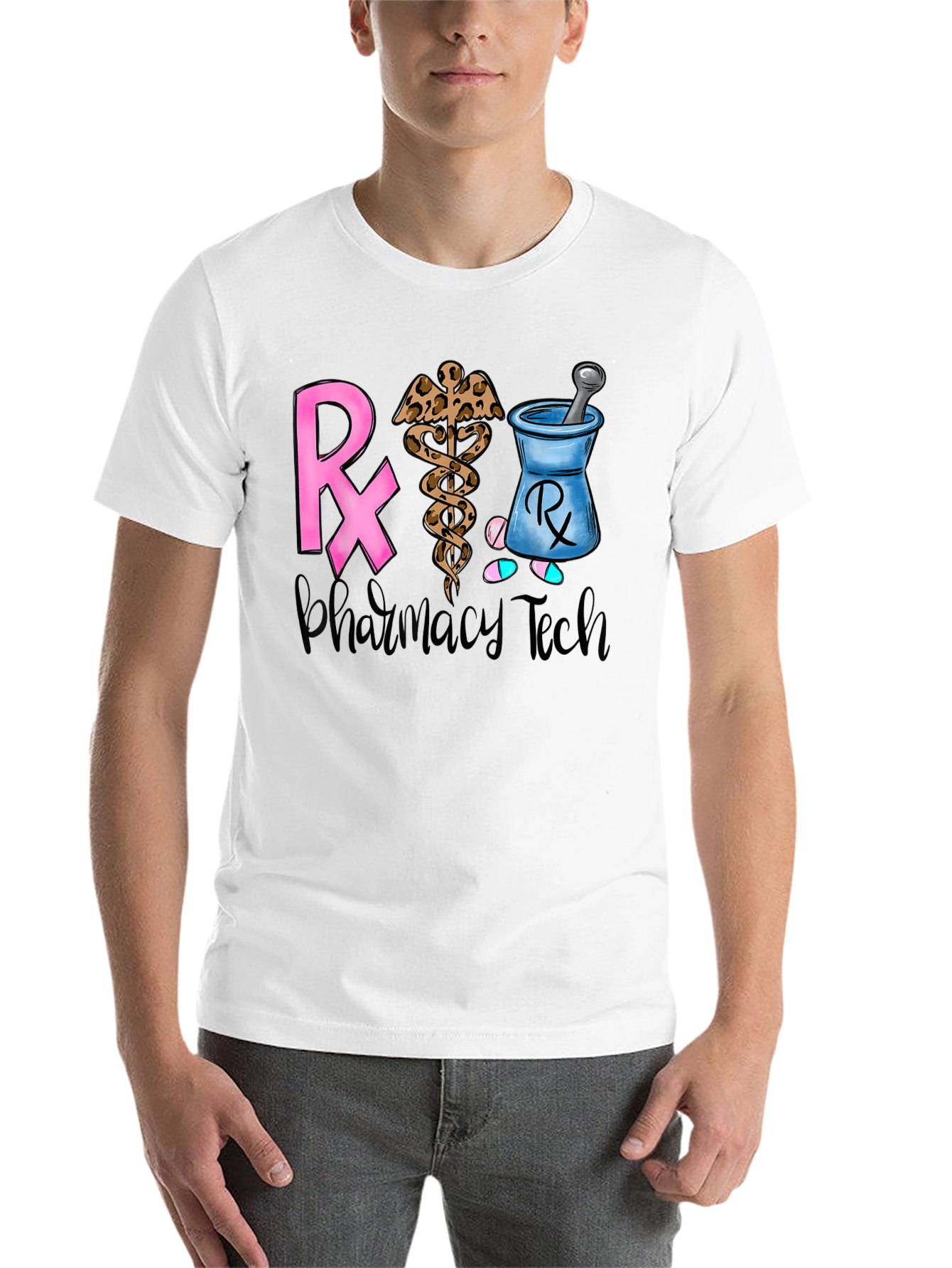 Black Pharmacy Tech T-Shirt view 14