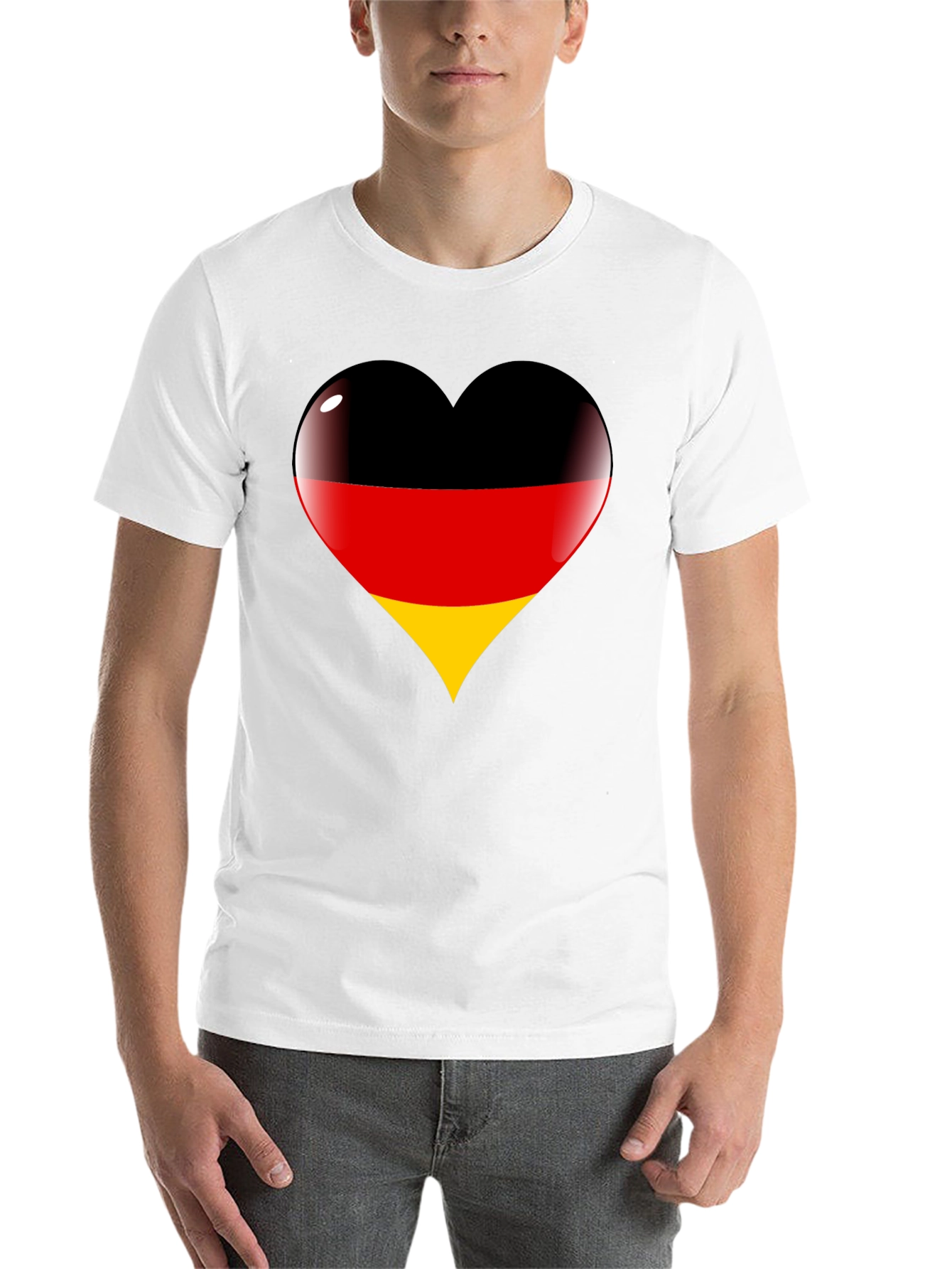 Germany Flag Heart T-Shirt - Deutschland Liebe - 14