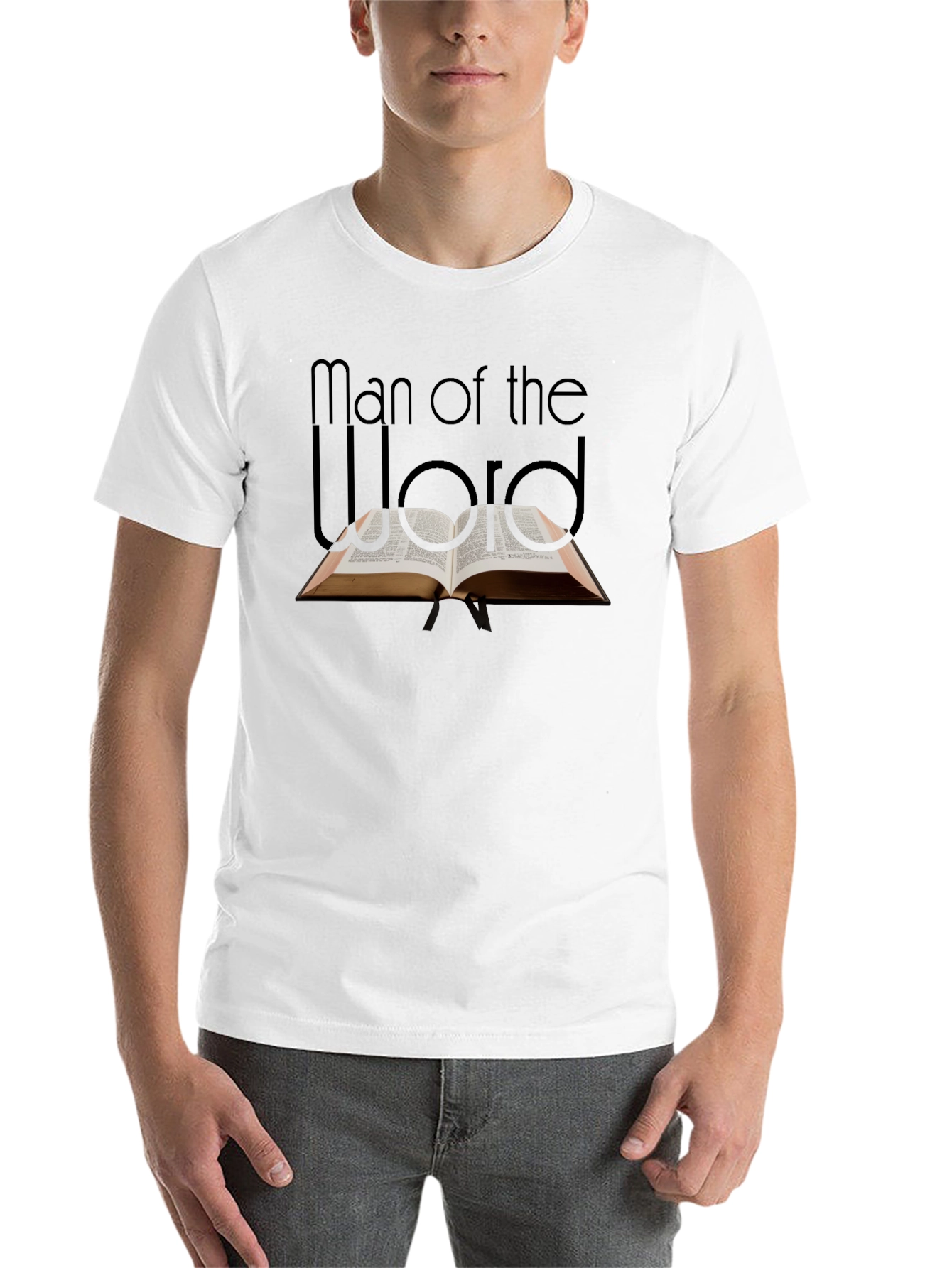 Black Man of the Word T-Shirt - Christian Apparel view 14