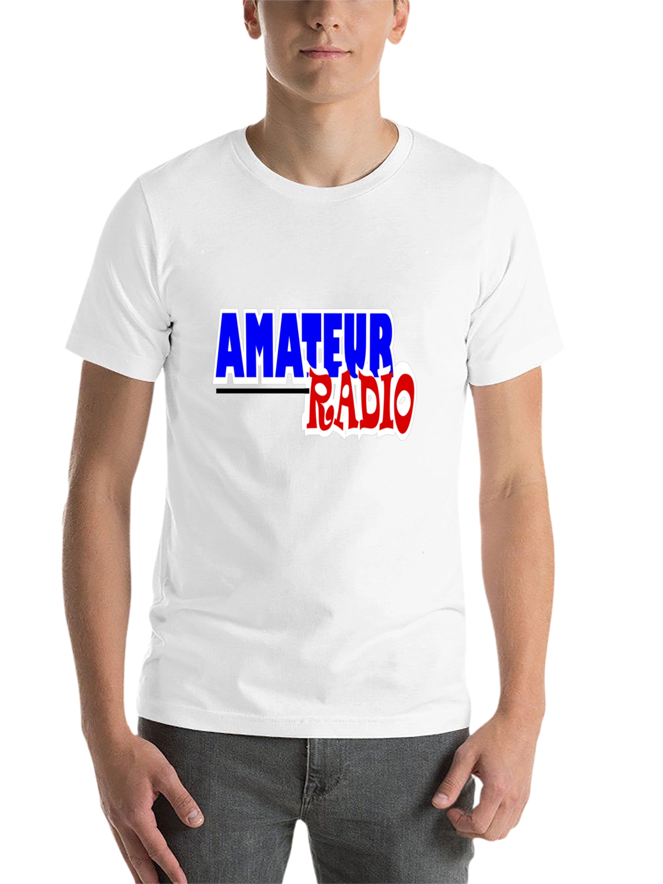 Black Amateur Radio T-Shirt - Black Ham Radio Tee view 14
