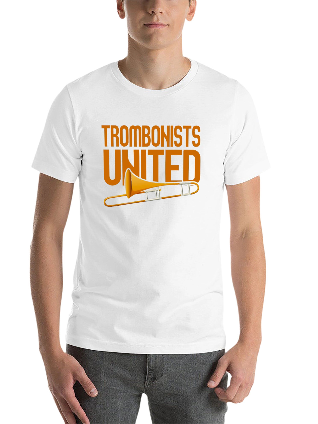 Black Trombonists United Graphic T-Shirt - Music Lover Tee view 14