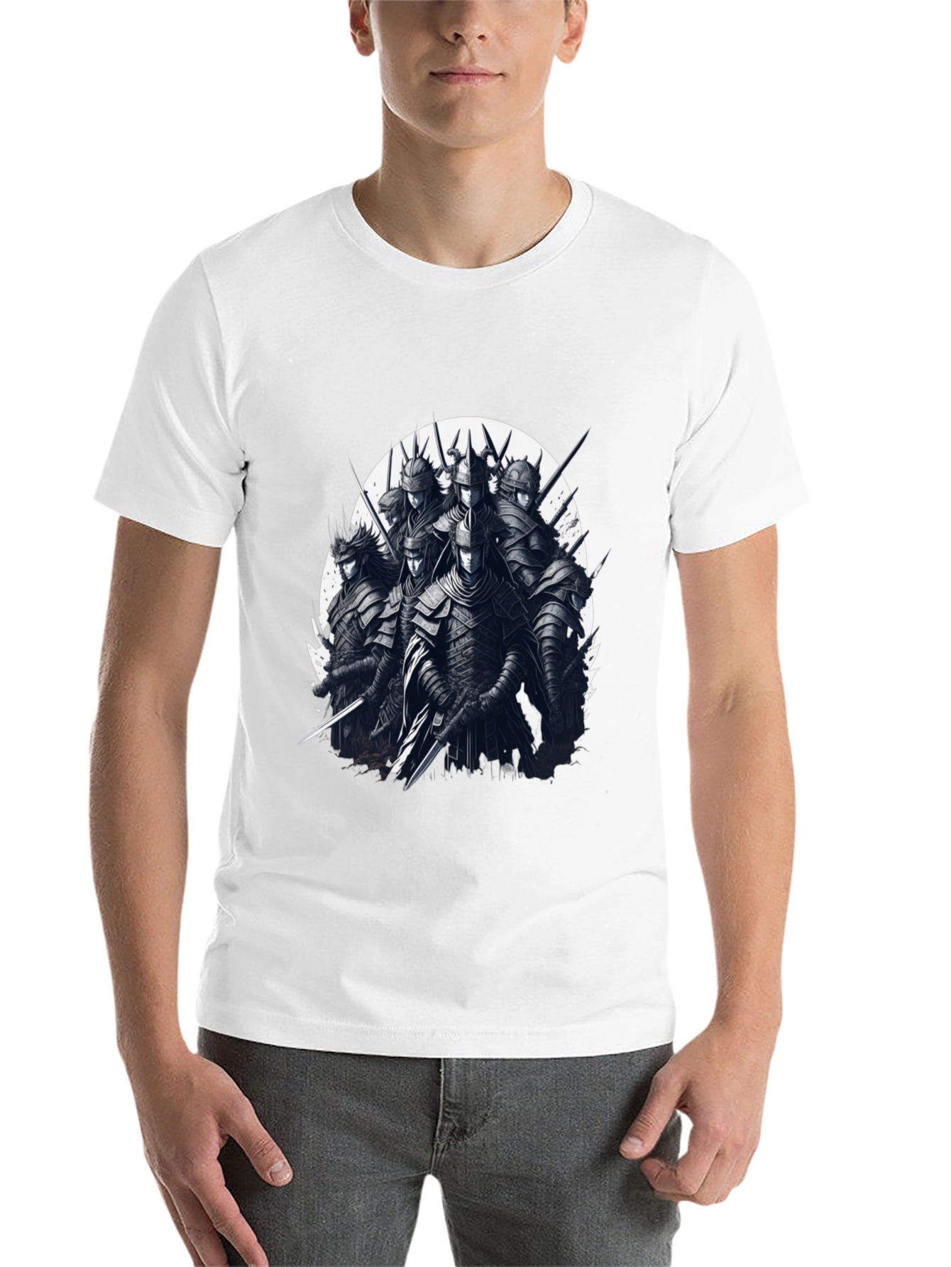 Black Warrior Knights Graphic T-Shirt view 14