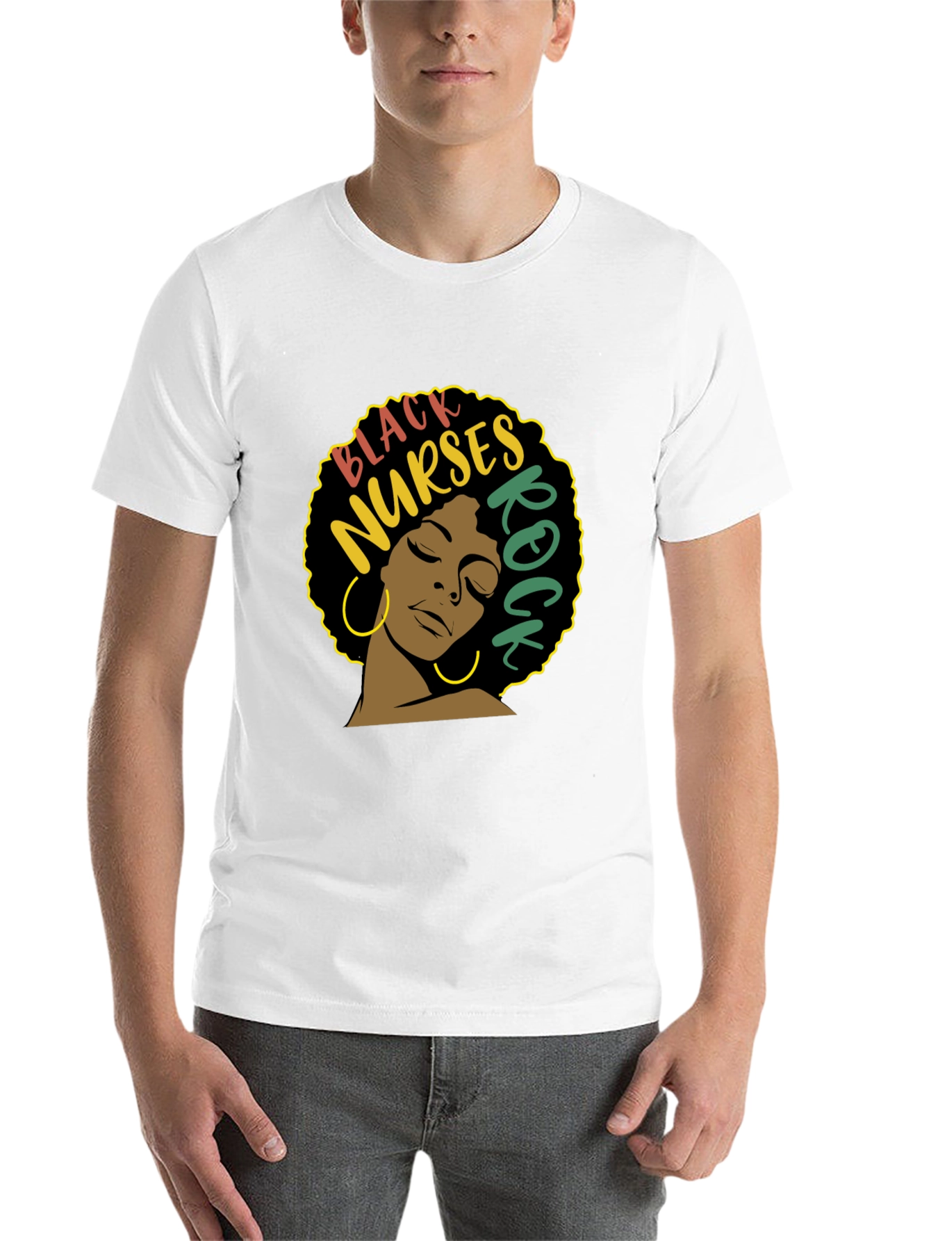 Black Black Nurses Rock T-Shirt - Nurse Appreciation view 14