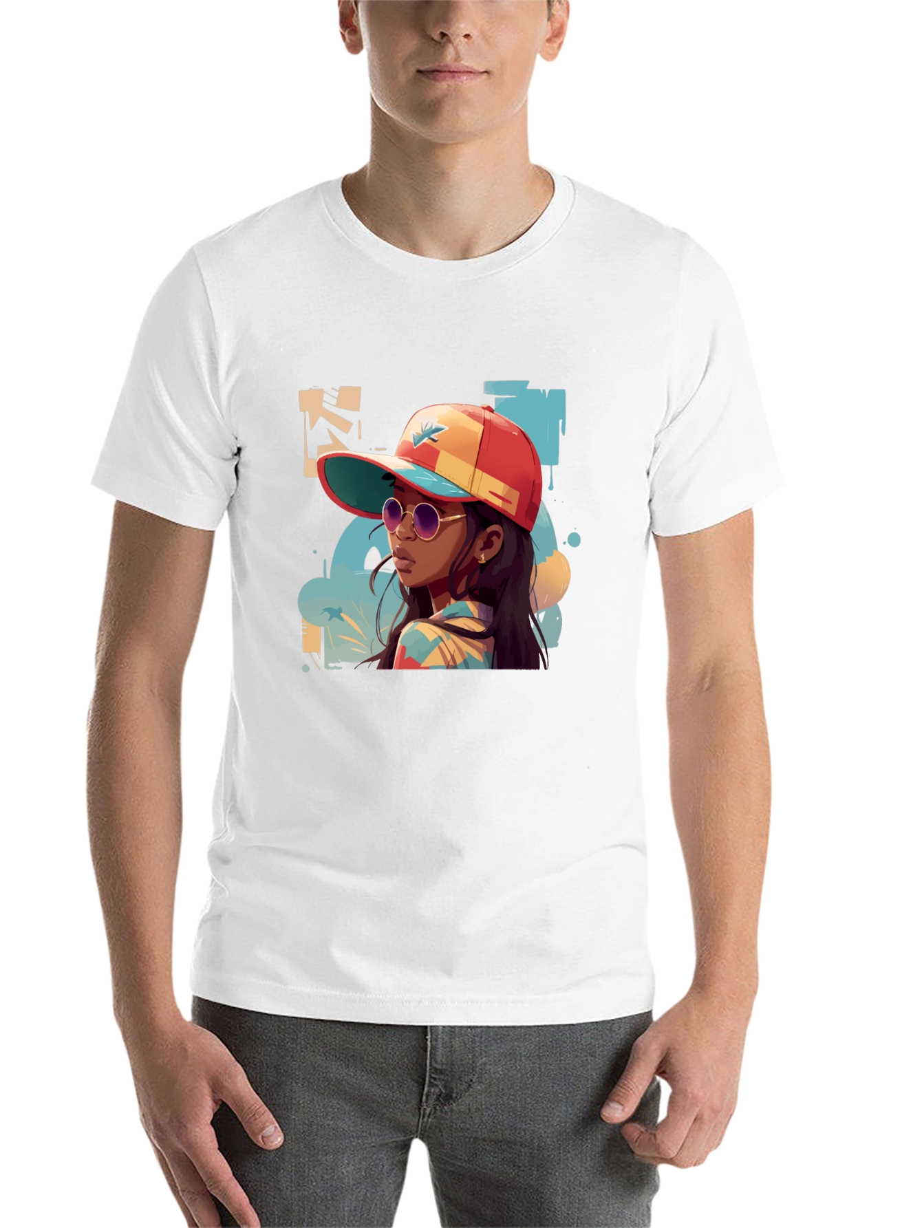 Black Graphic Tee: Retro Vibes view 14