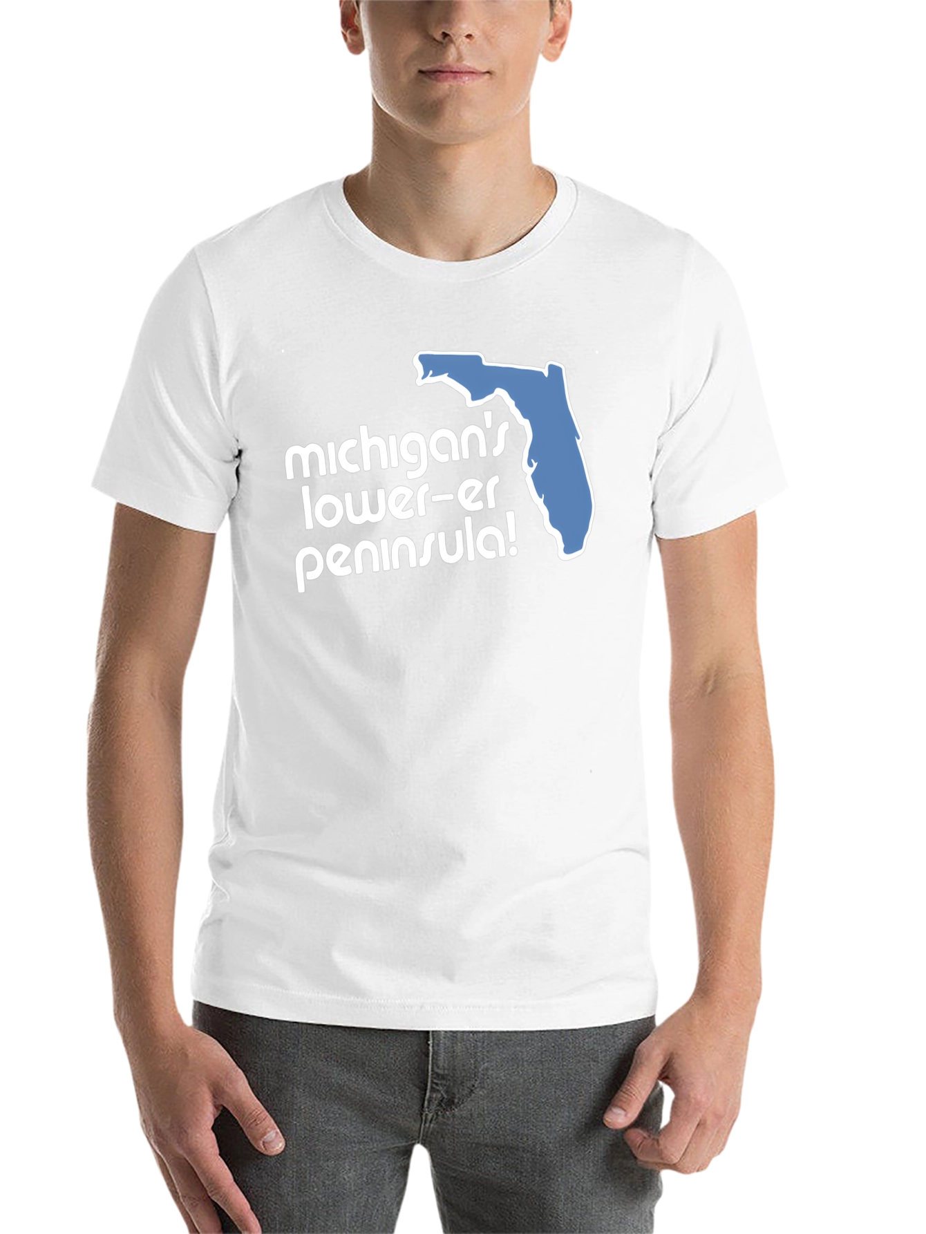 Michigan's Lower-er Peninsula! Graphic T-Shirt - 14