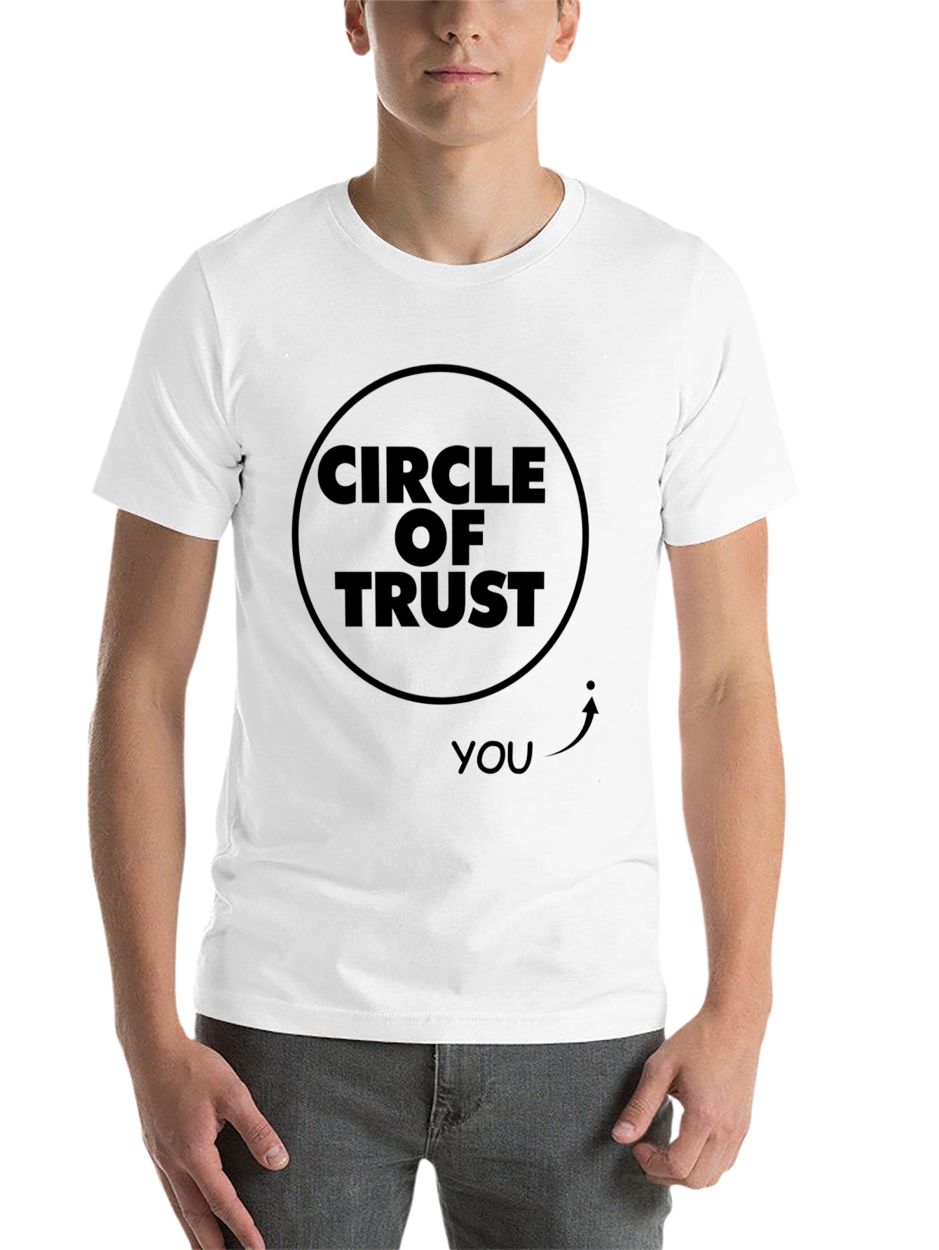 Black Circle of Trust Graphic Tee - The Outsider T-Shirt view 14