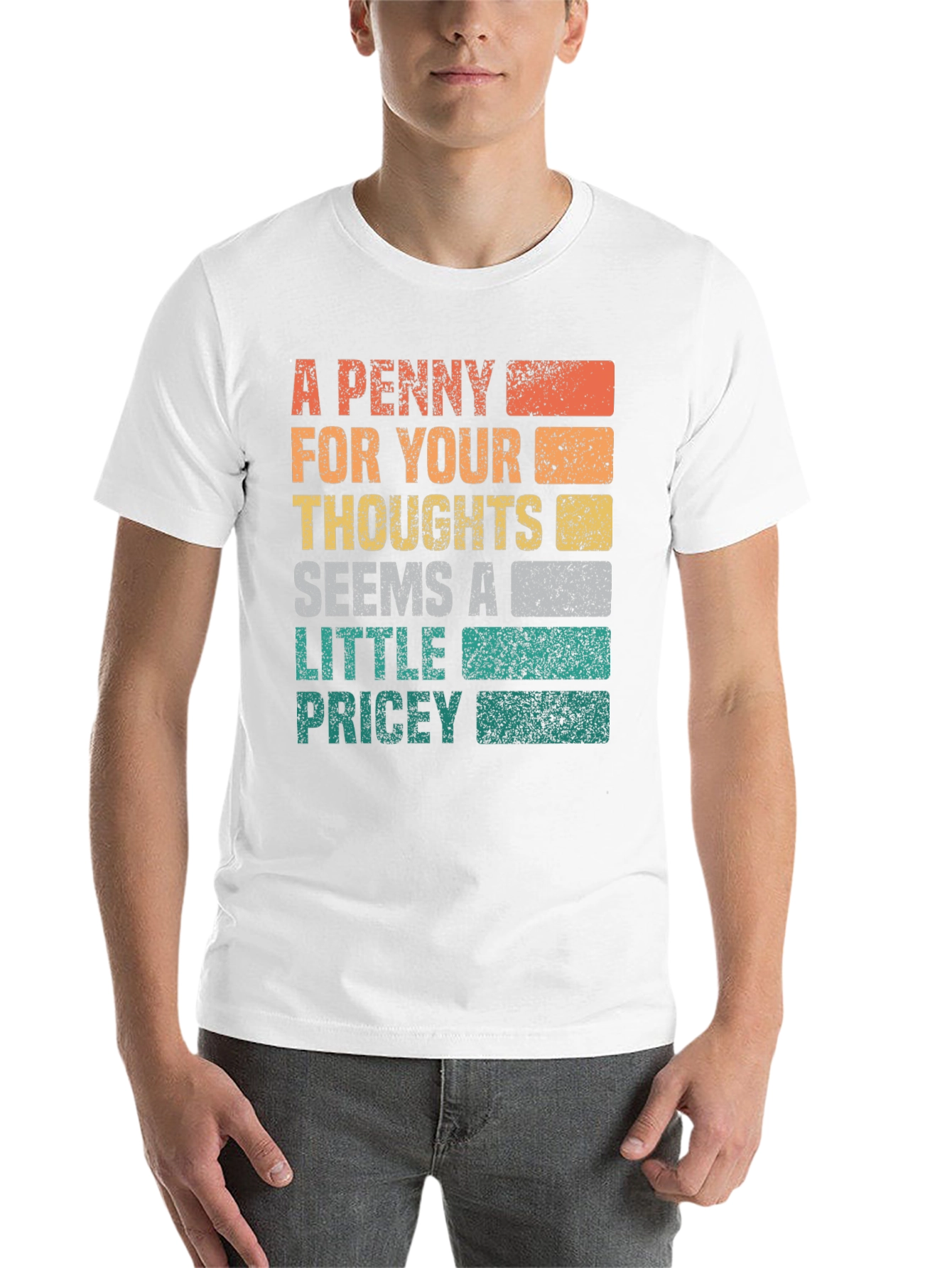 Black A Penny For Your Thoughts Graphic Tee view 14