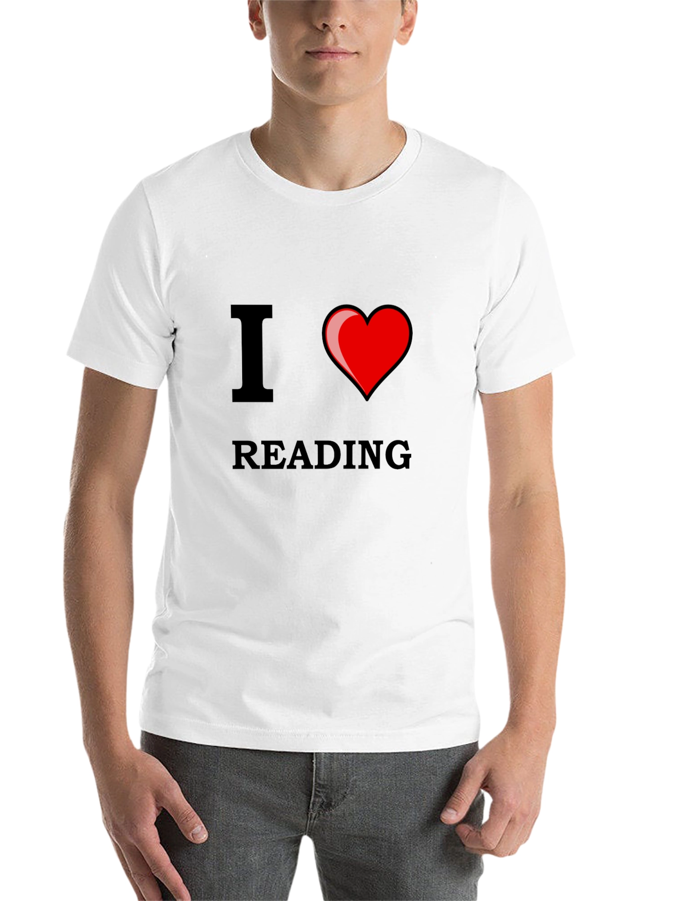 Black I Love Reading T-Shirt view 14