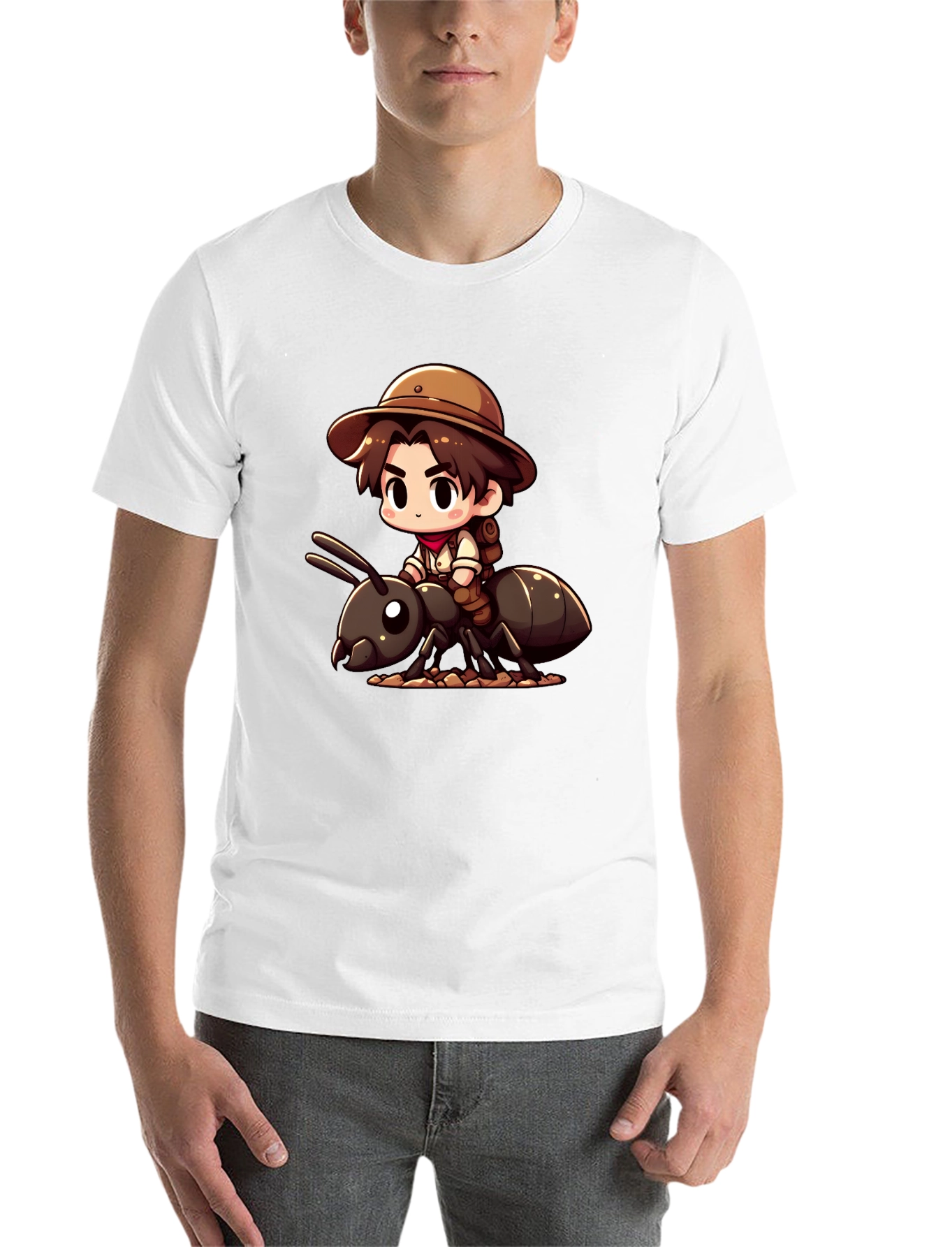 Black Adventurer Ant Rider T-Shirt view 14