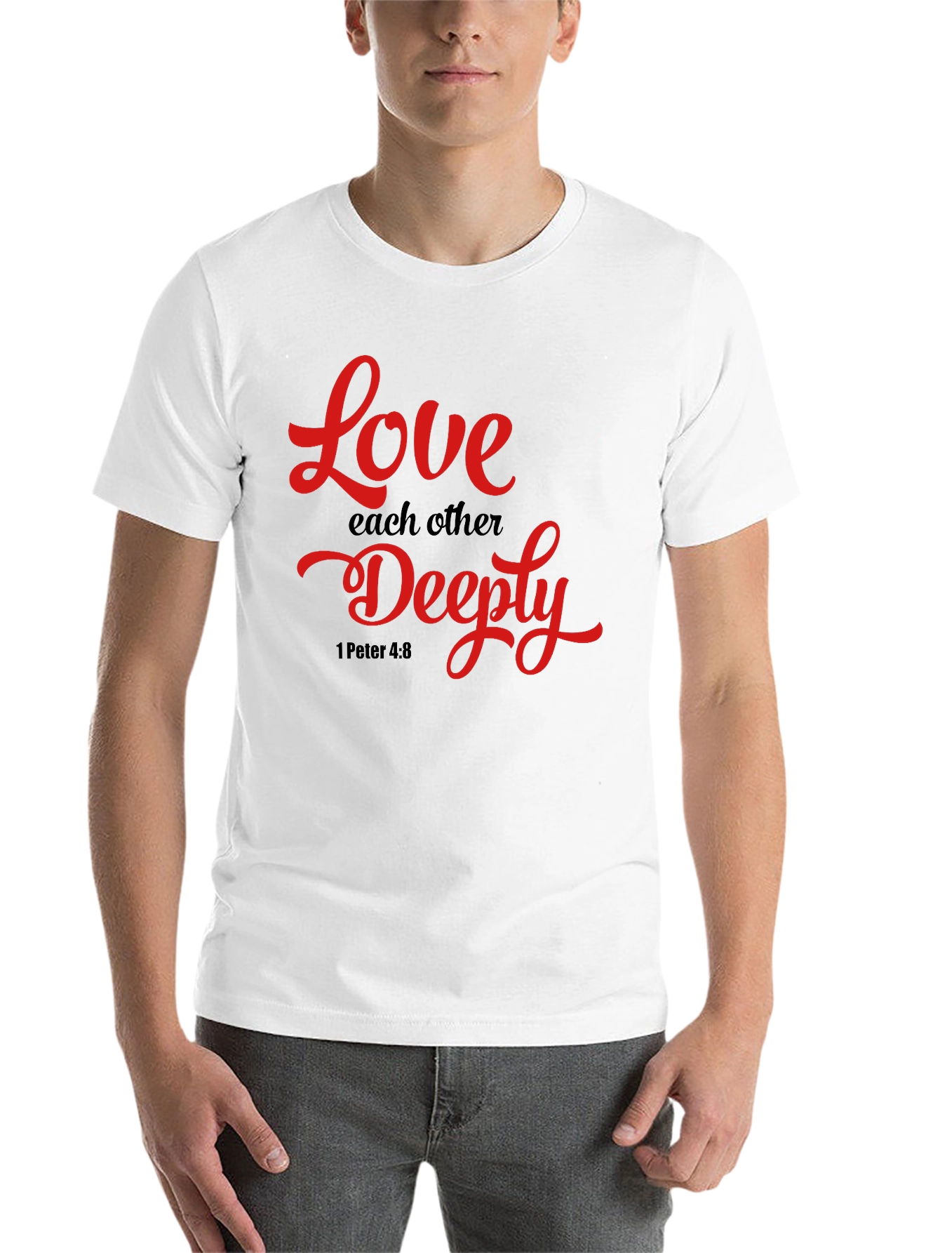Black Love Each Other Deeply T-Shirt view 14
