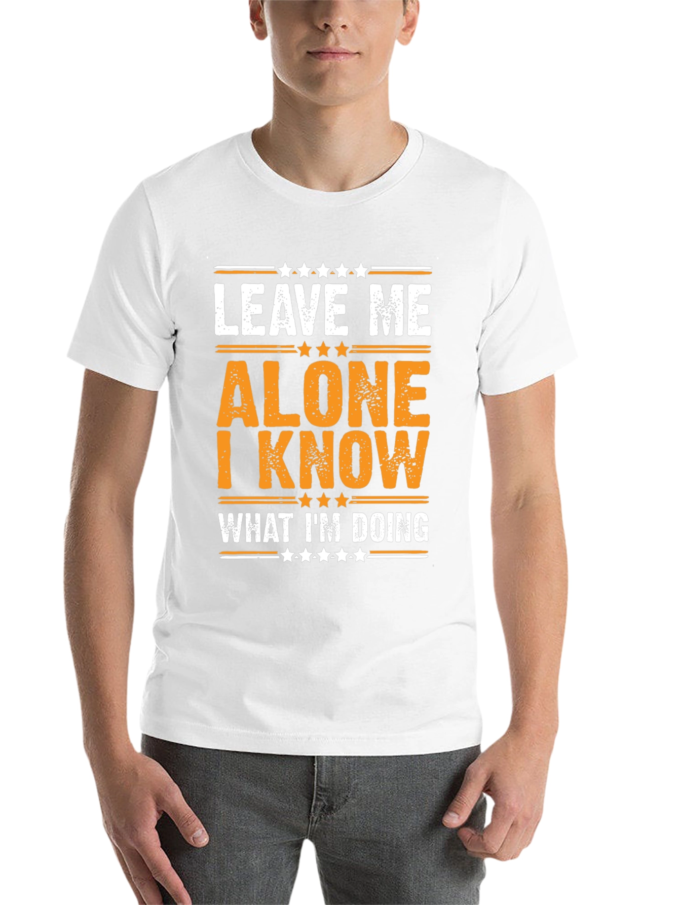 Black Leave Me Alone T-Shirt - I Know What I'm Doing Funny Tee view 14