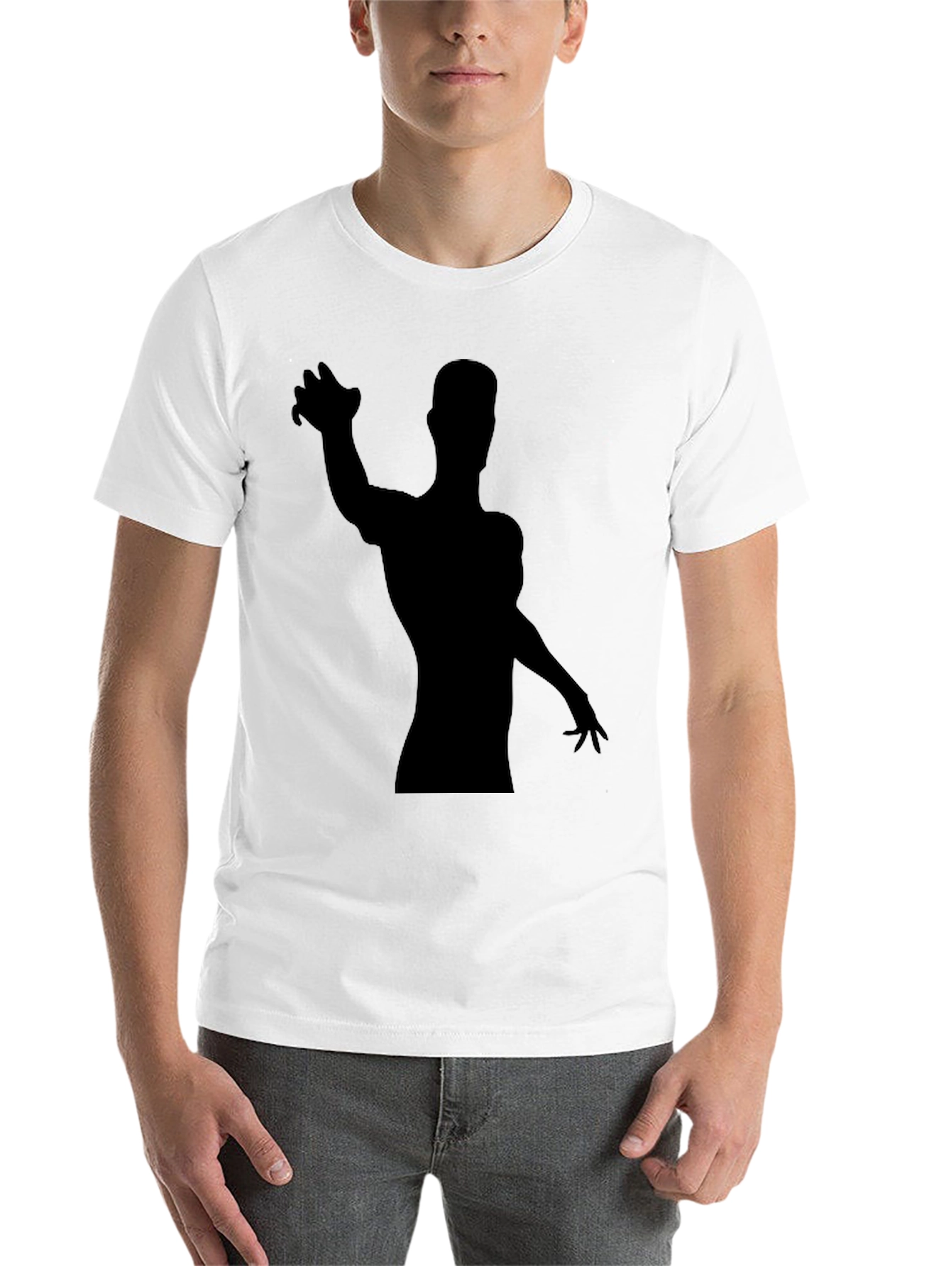 Black Zombie Graphic Black T-Shirt - Halloween Ready! view 14