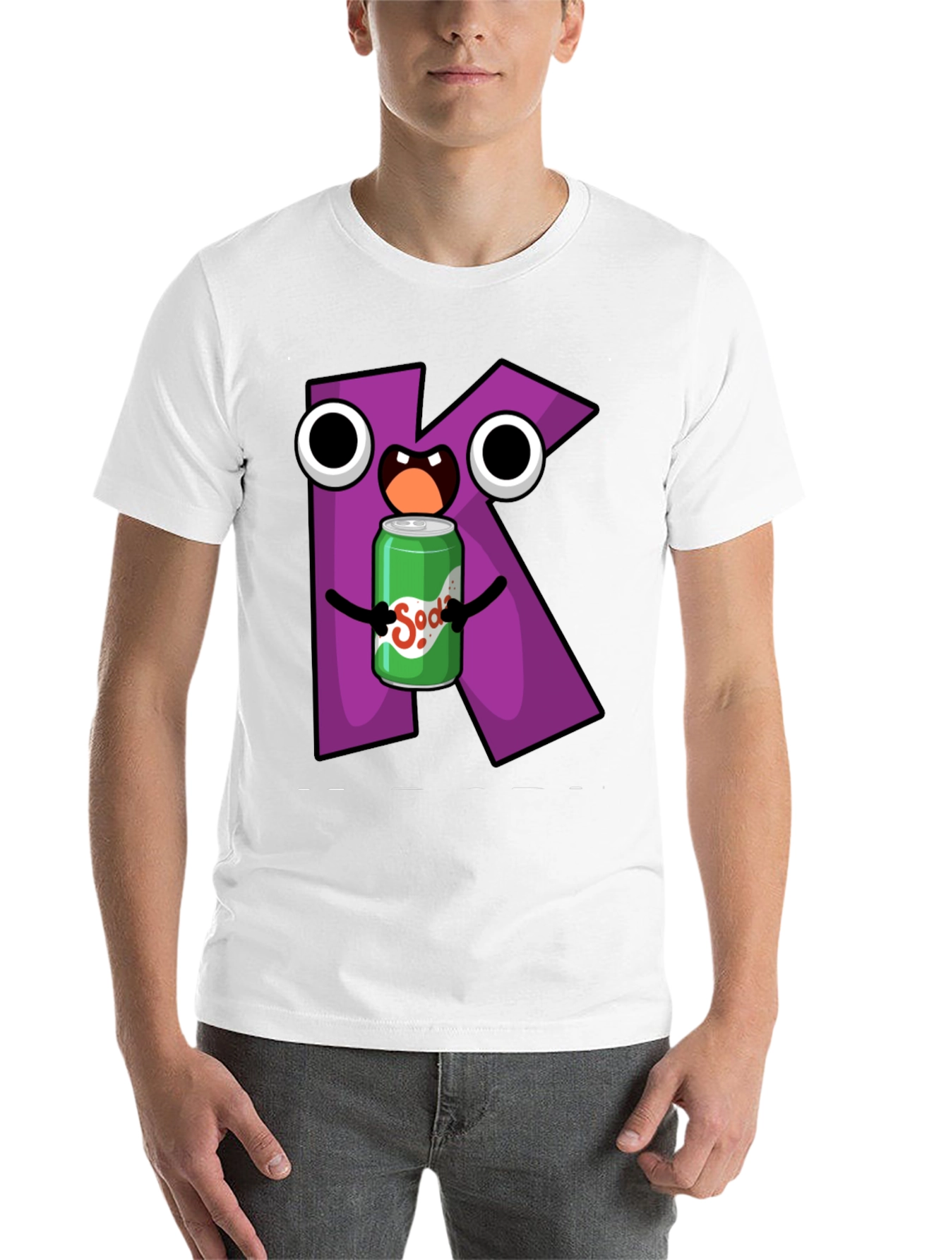 Letter K Soda T-Shirt - 14