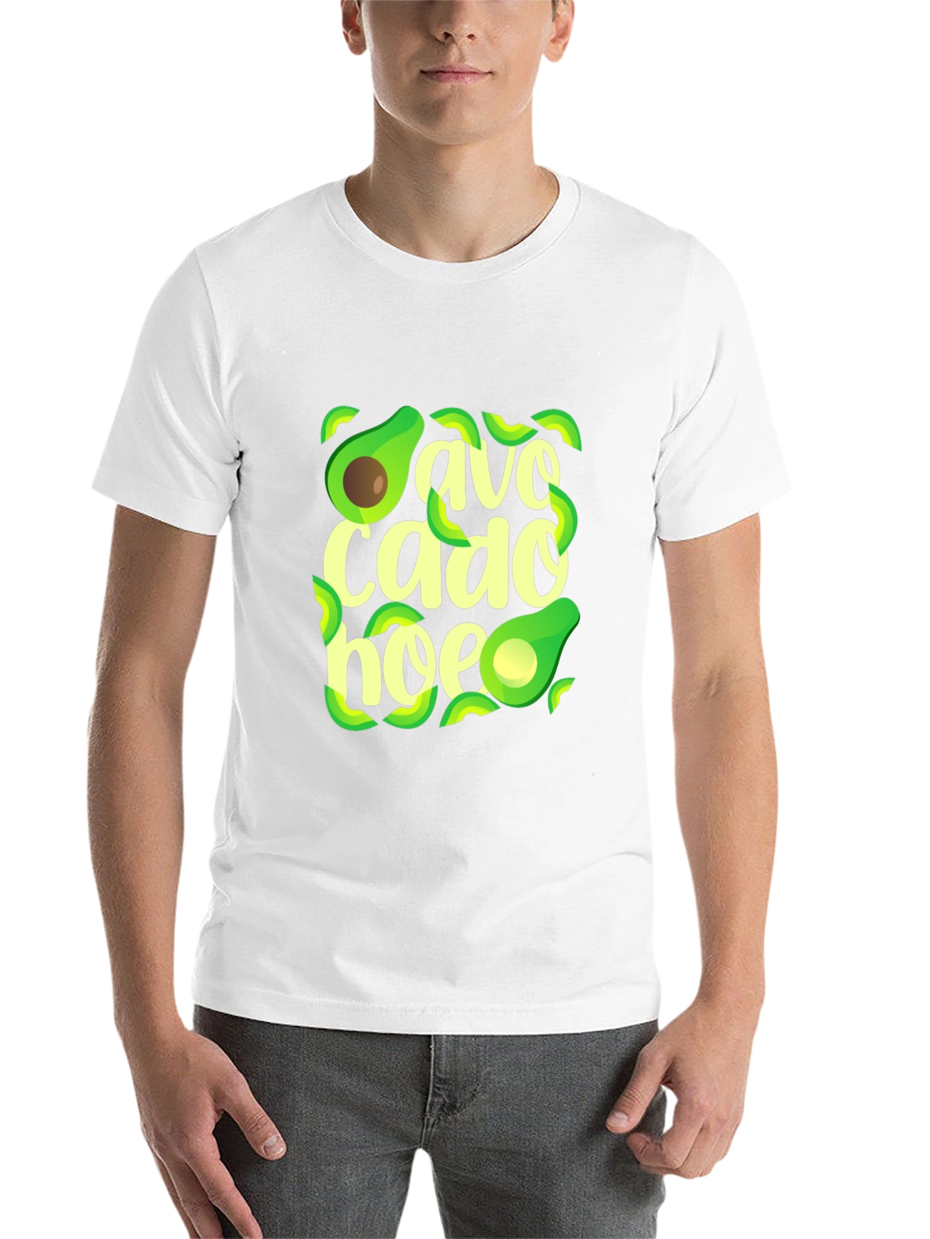 Black Avocado Hoe T-Shirt - Trendy Graphic Tee view 14