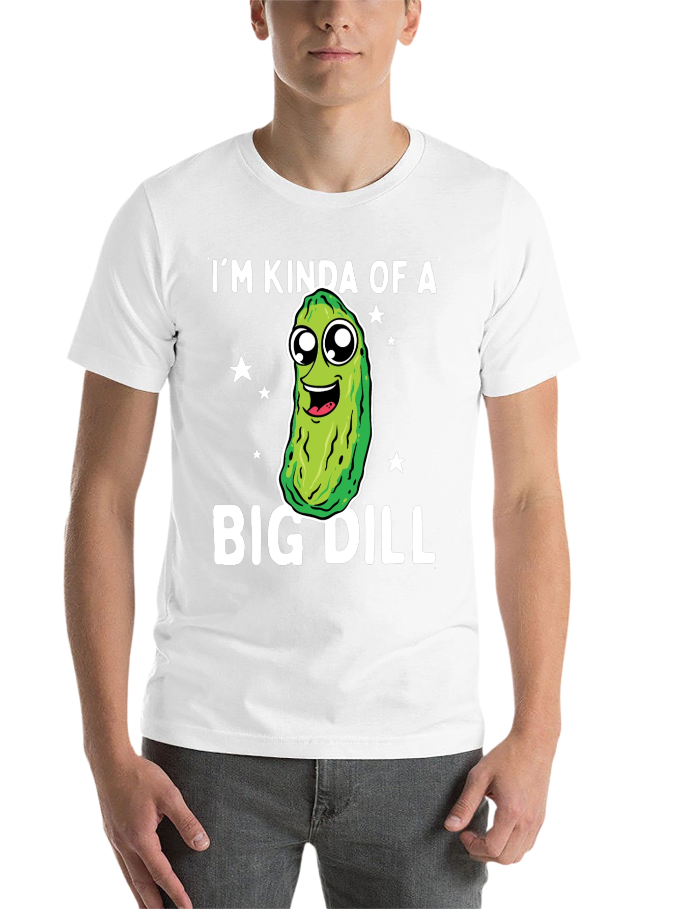 Black Big Dill Funny Graphic T-Shirt view 14