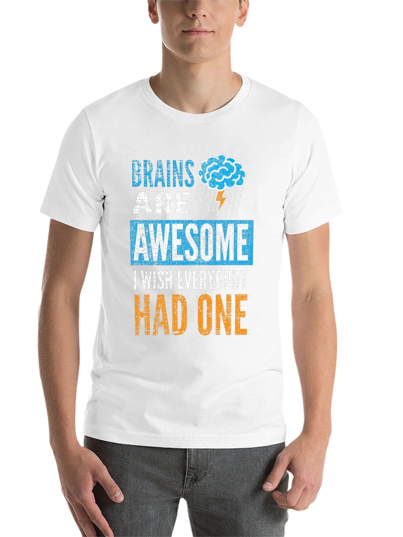 Black Brains Are Awesome T-Shirt view 14