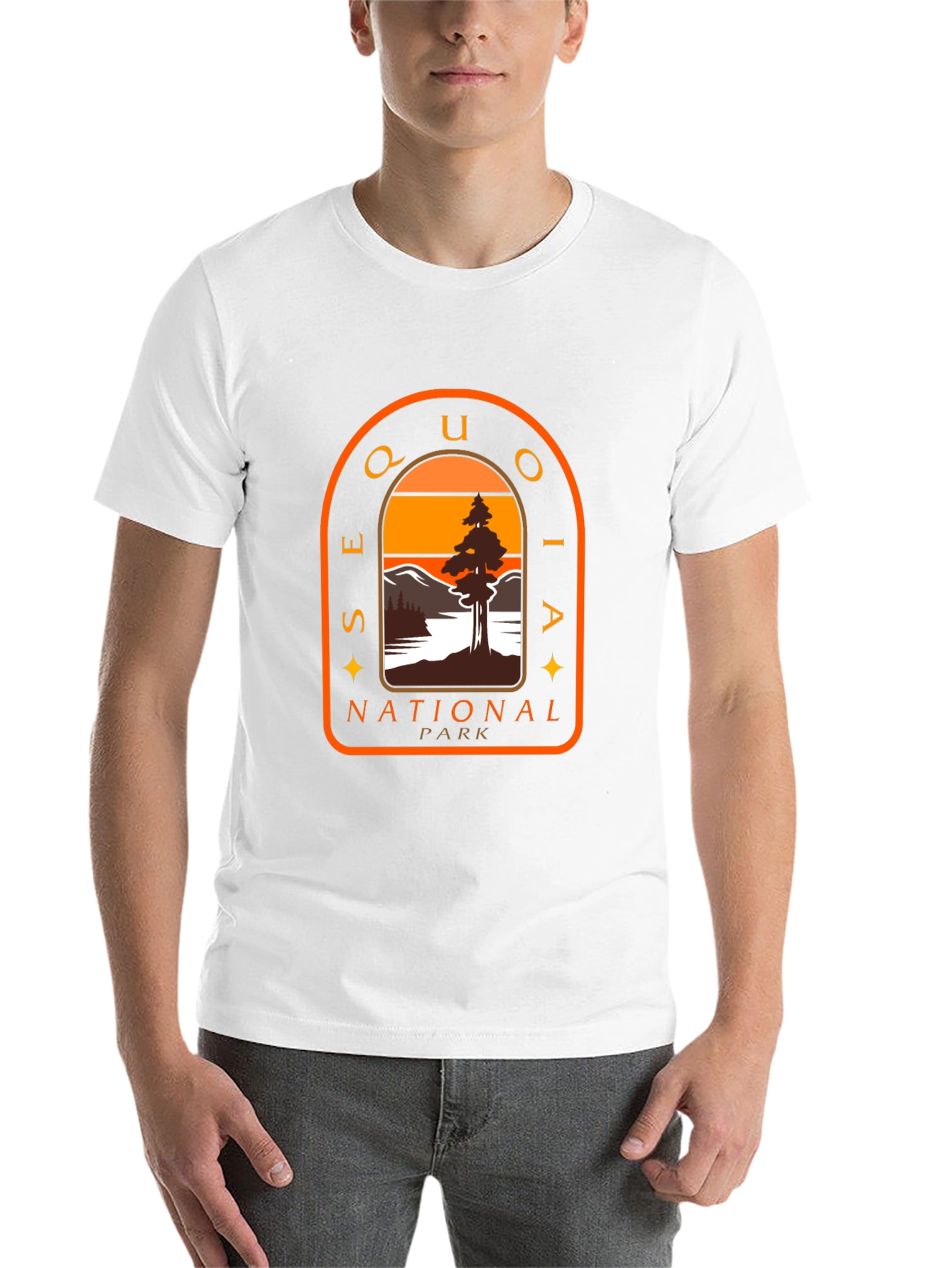 Black Sequoia National Park T-Shirt Black view 14