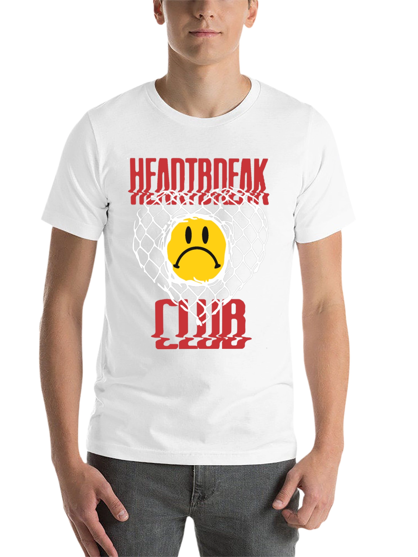 Black Heartbreak Club Graphic Tee - Black Cotton T-Shirt view 14