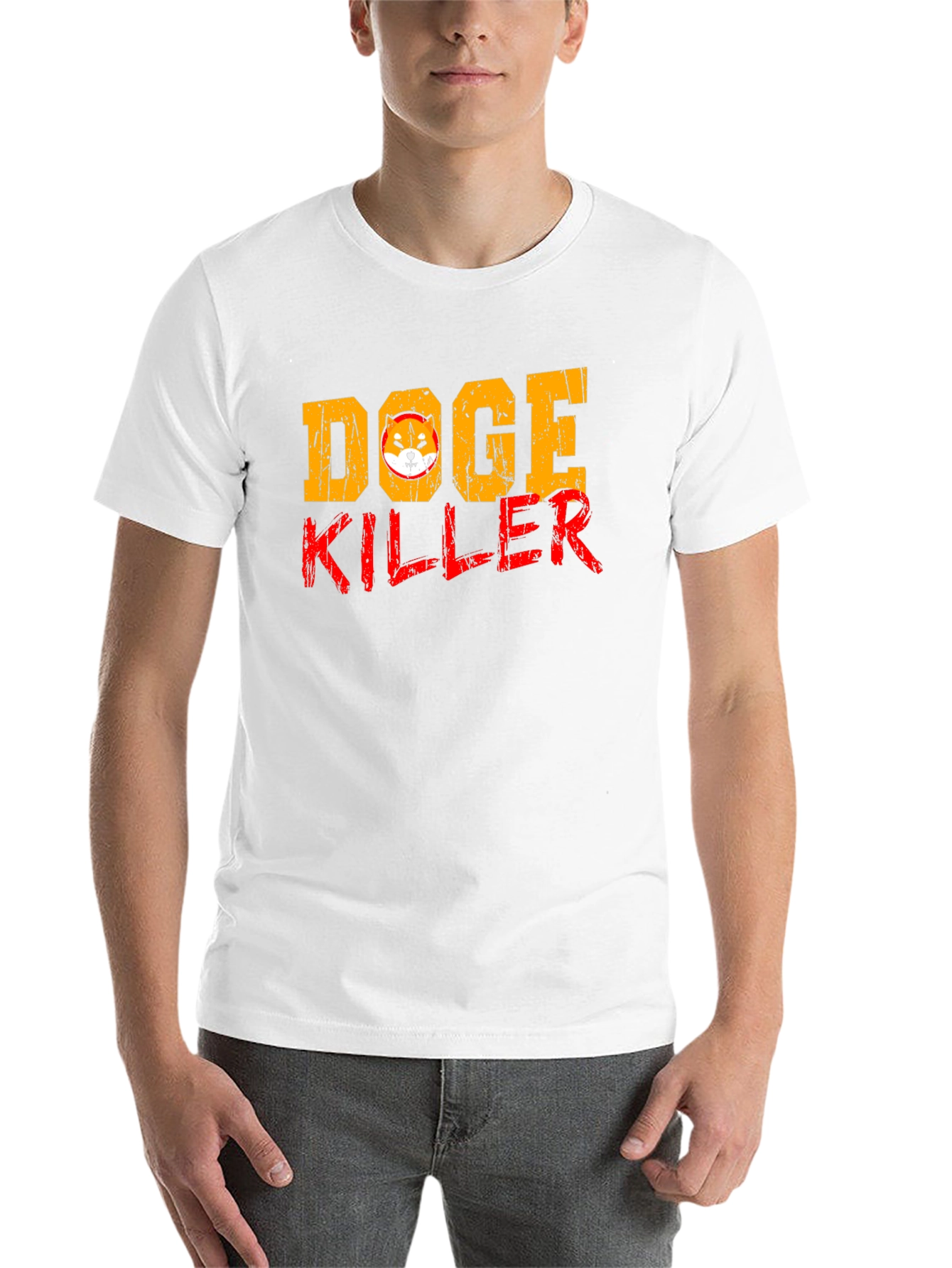 Black Doge Killer Graphic Tee - Black Short Sleeve Shirt view 14