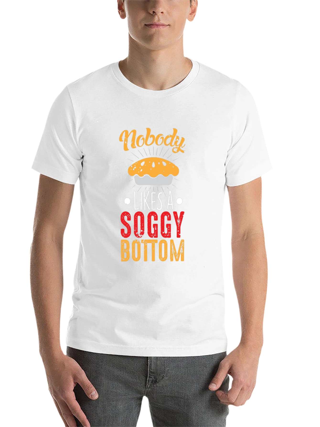 Black Nobody Likes Soggy Bottom T-Shirt view 14
