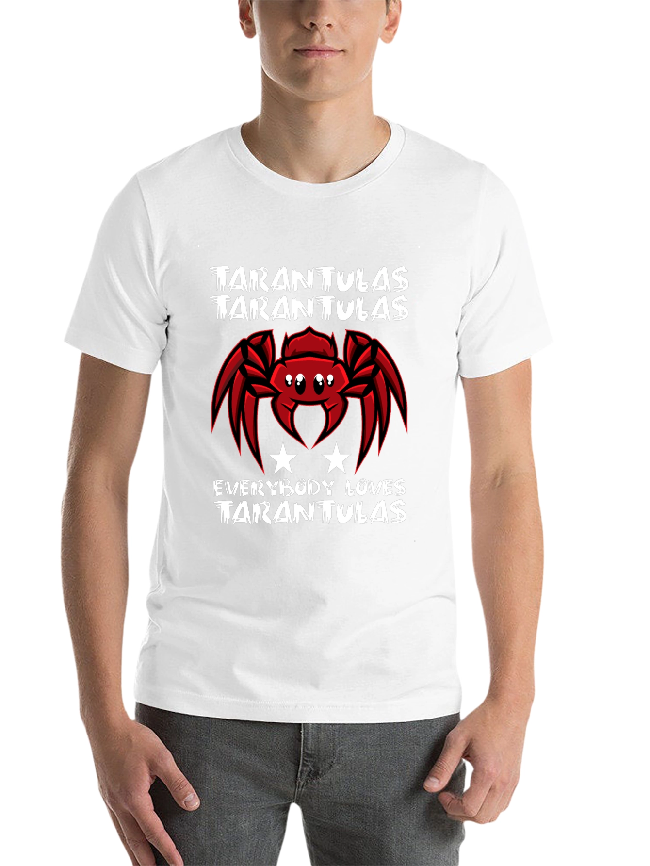 Black Tarantulas Graphic Tee - Everybody Loves Tarantulas T-Shirt view 14