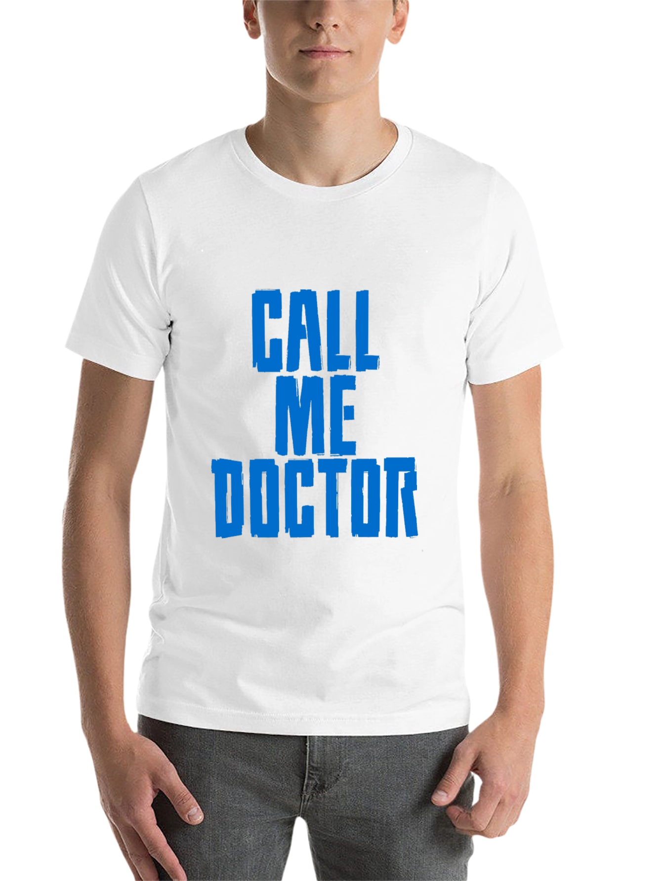 Black Call Me Doctor Graphic Tee - Black view 14