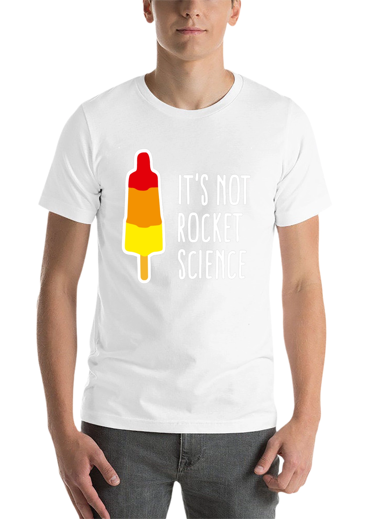Black It's Not Rocket Science T-Shirt view 14