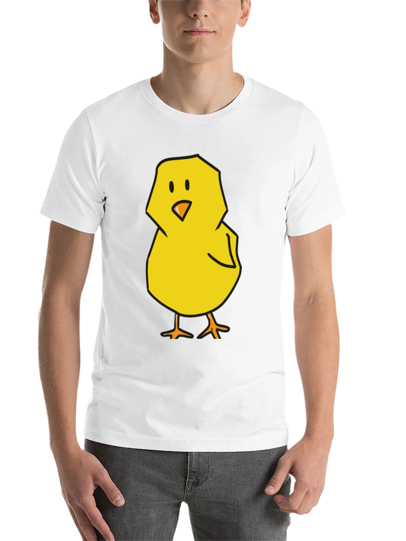 Black Cute Chick Graphic Tee - Black T-Shirt view 14