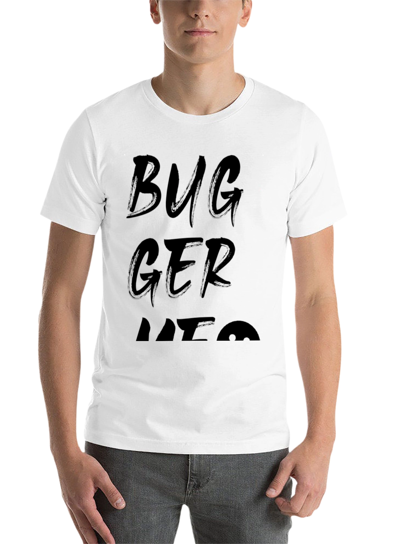 Black Bugger Off Graphic T-Shirt |  Men's Black Tee view 14