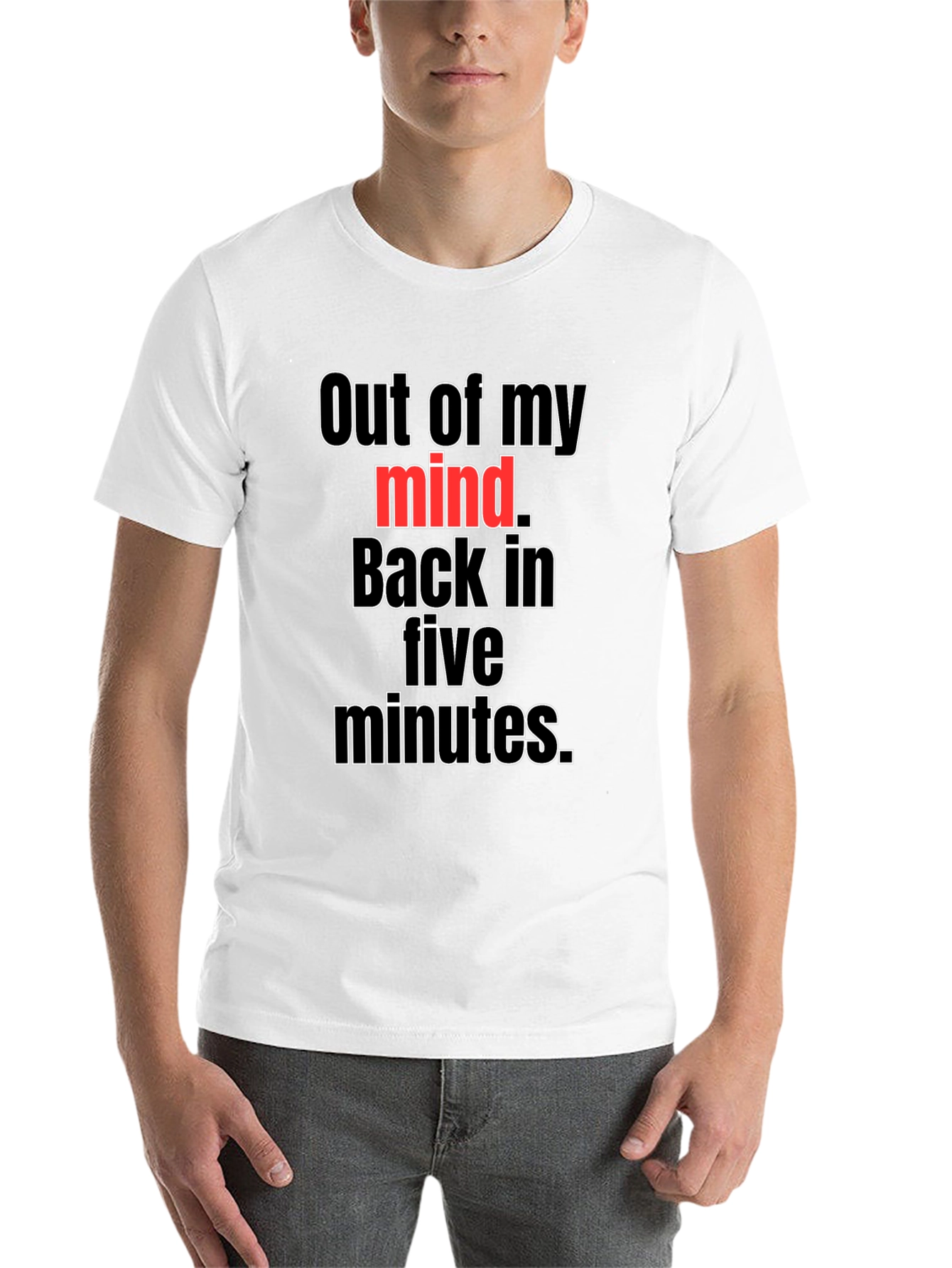 Black Out Of My Mind Funny Graphic Tee view 14