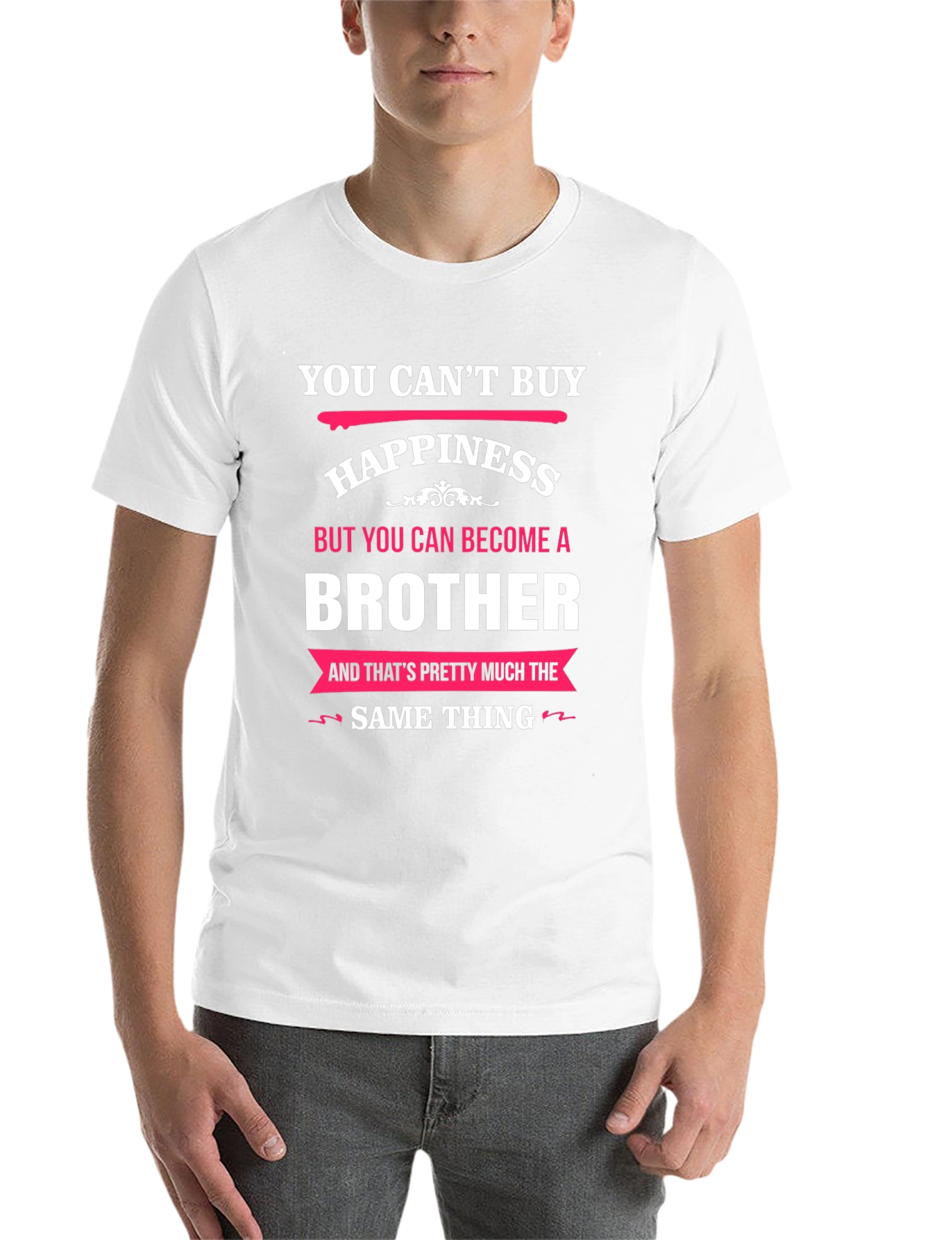 Black Brother T-Shirt: Can't Buy Happiness view 14