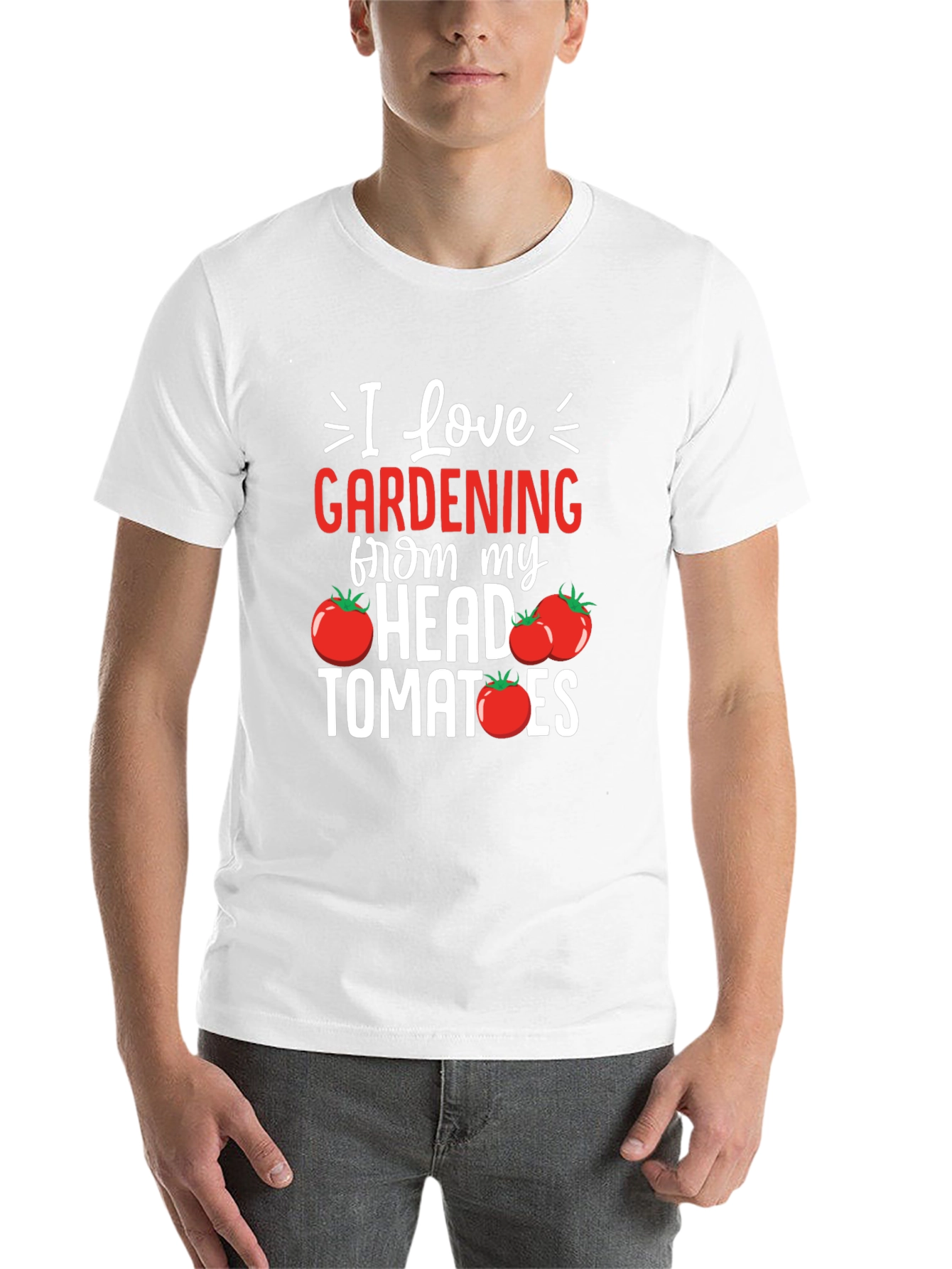 Black Gardening Tomato T-Shirt view 14