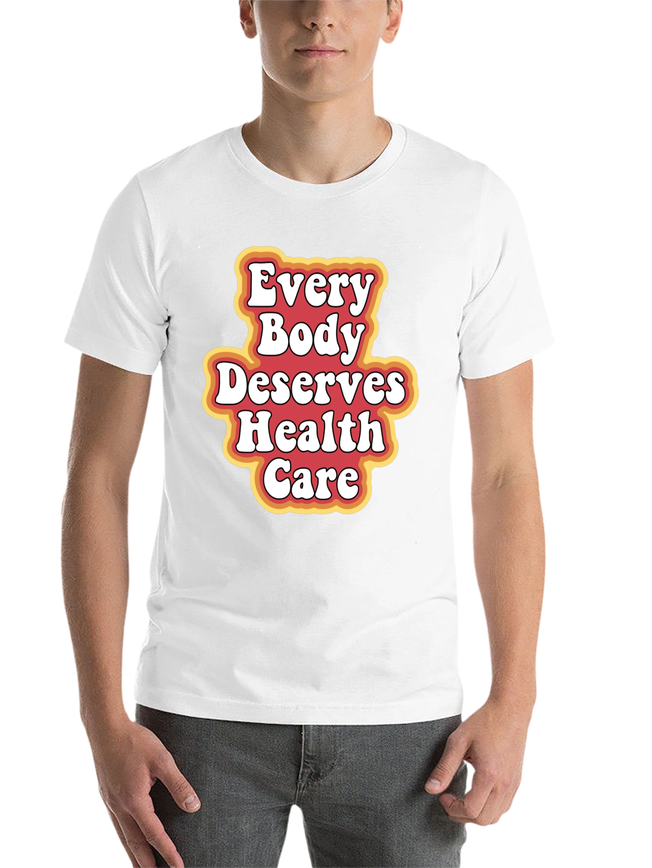 Black Every Body Deserves Health Care T-Shirt view 14
