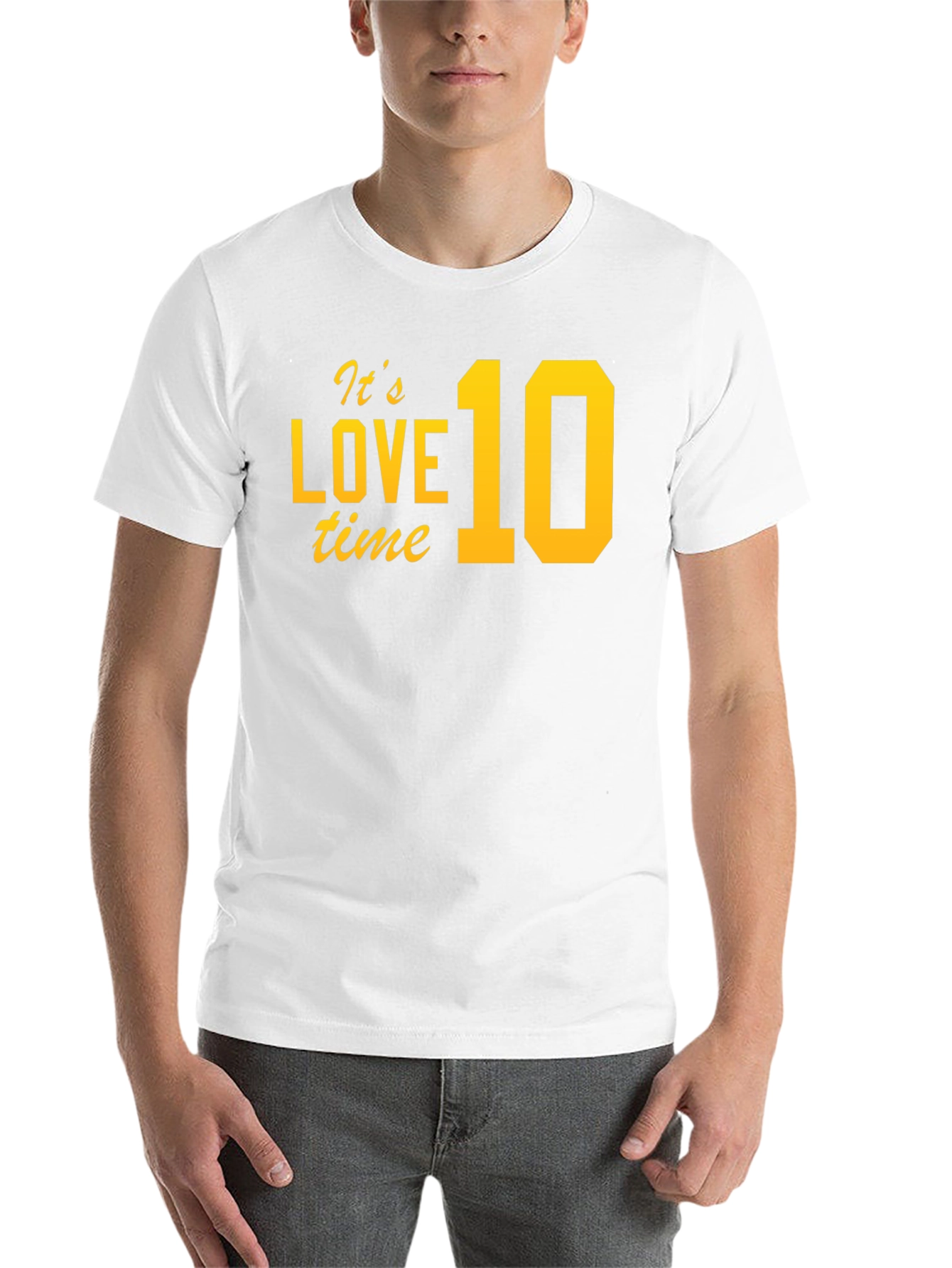 Black It's Love 10 Time Black T-Shirt view 14