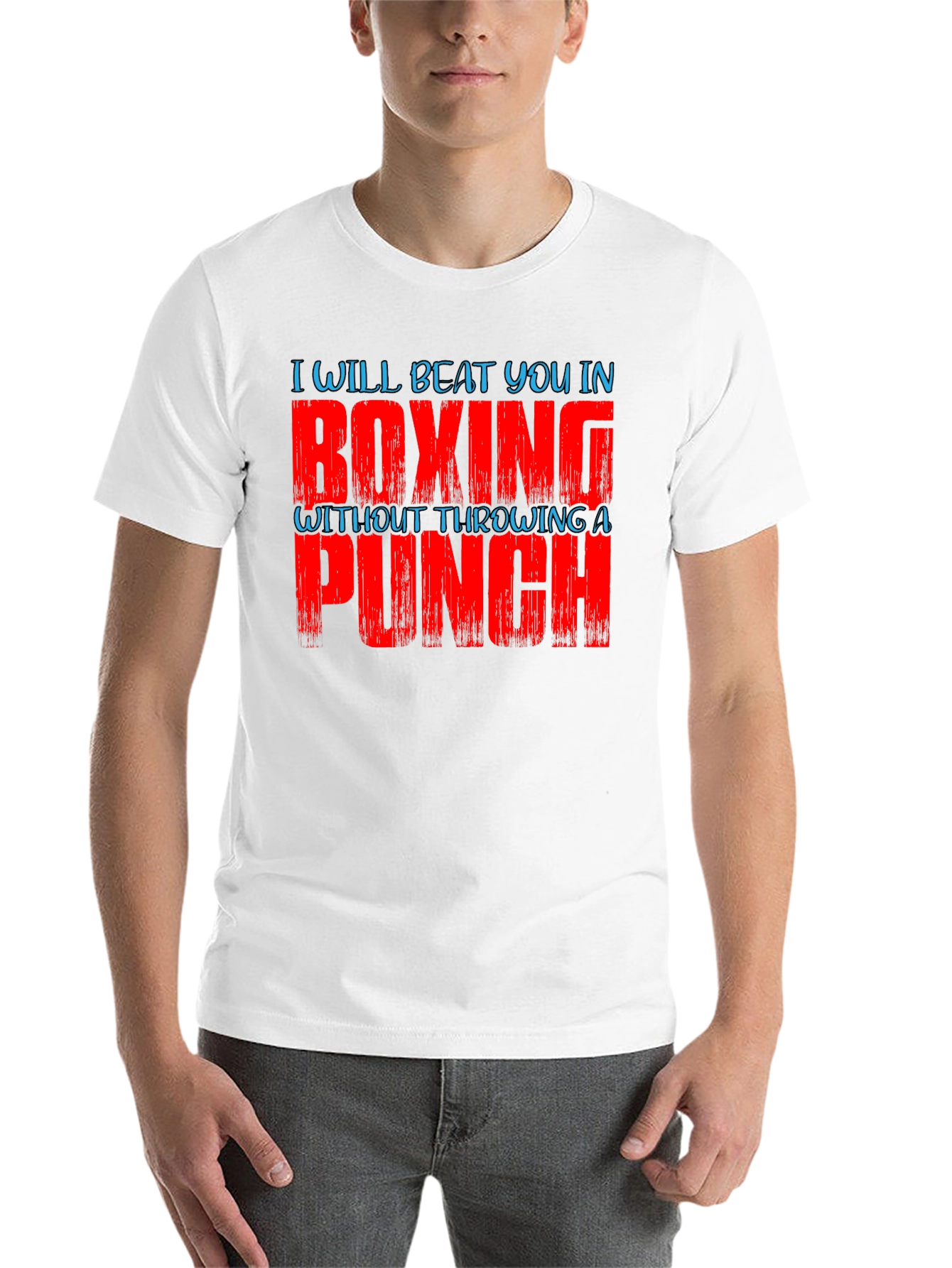 Black Boxing T-Shirt: Beat You Without Throwing a Punch view 14