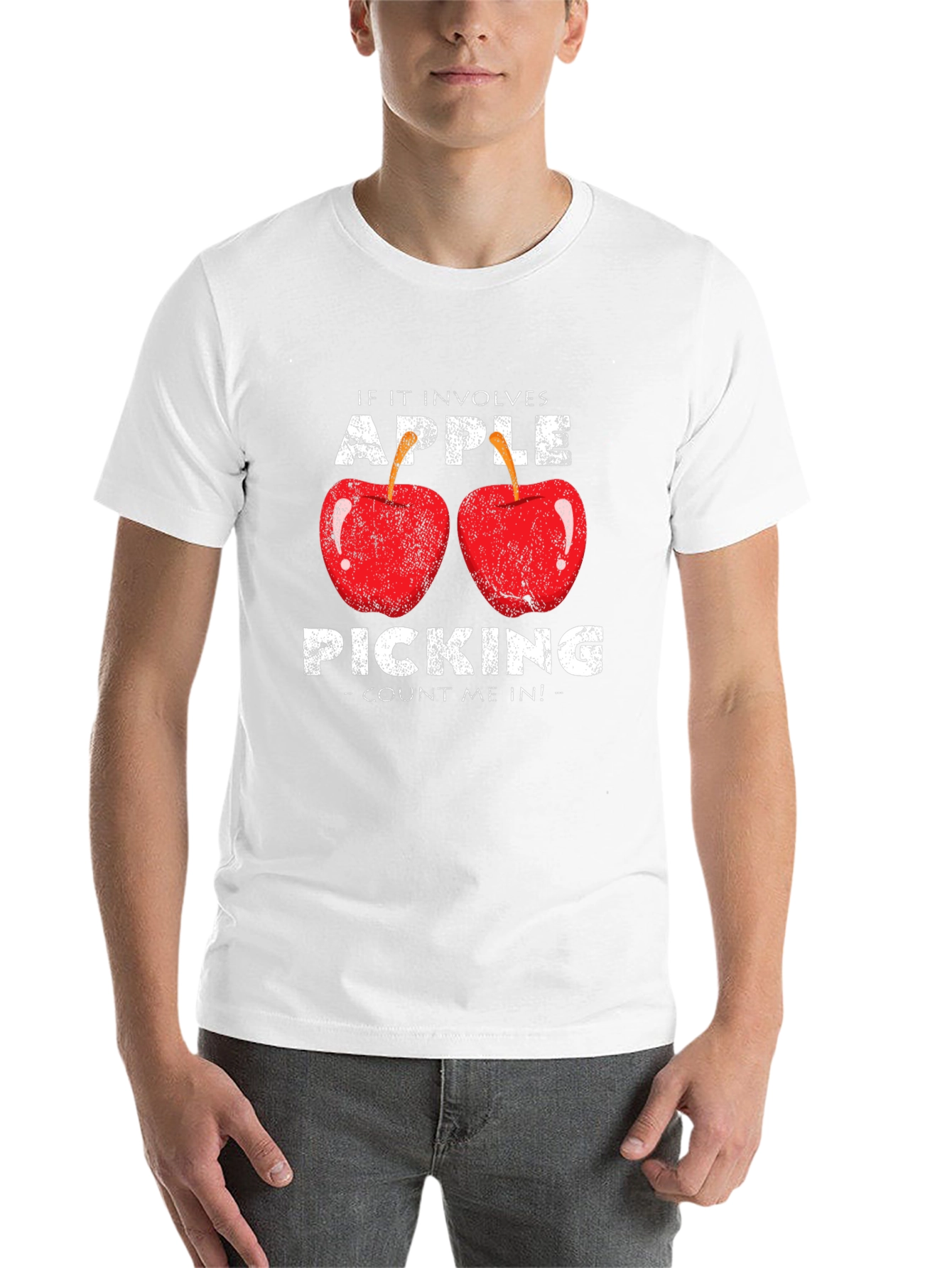 Black Apple Picking Graphic T-Shirt - Count Me In view 14