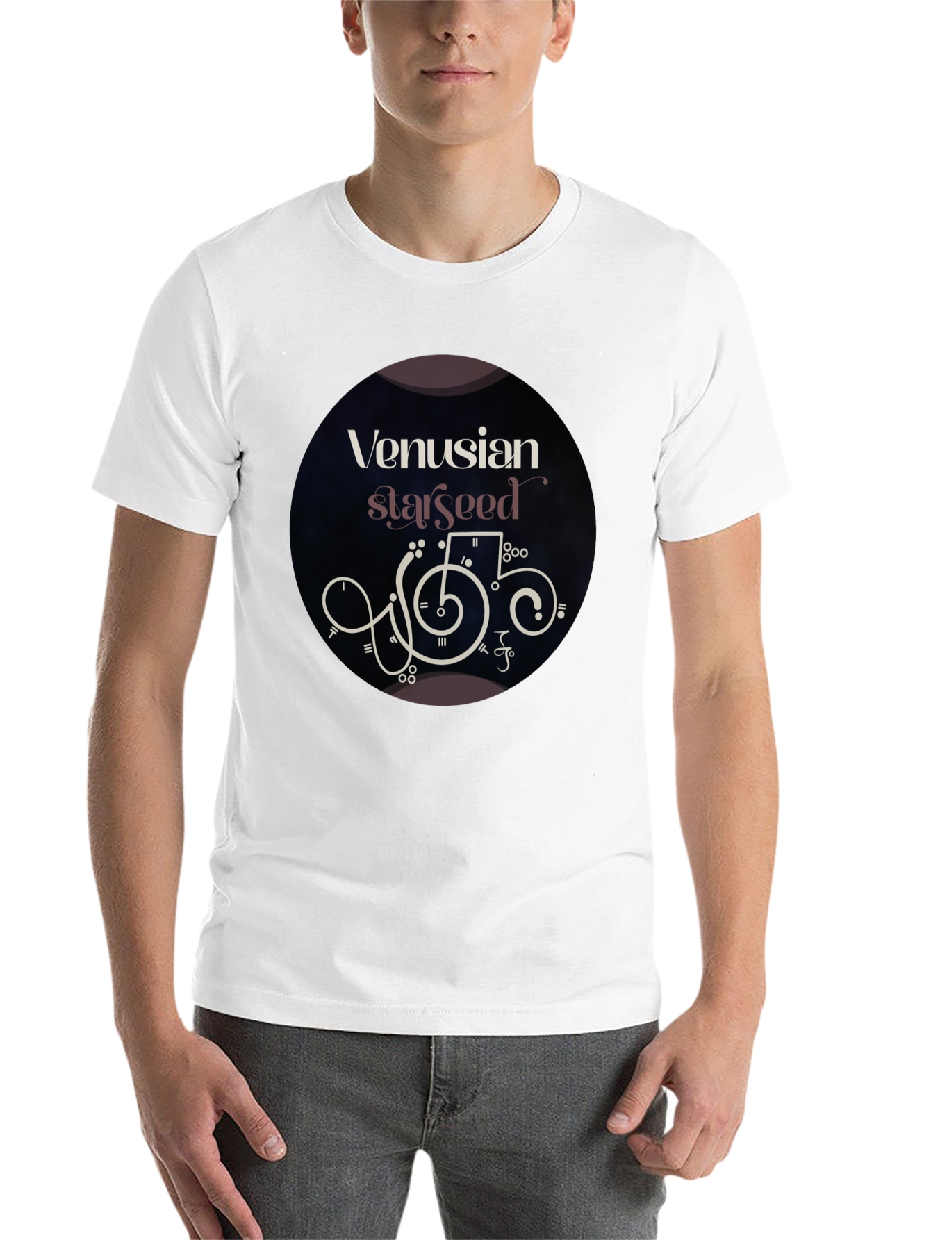 Black Venusian Starseed Graphic Tee - Black view 14