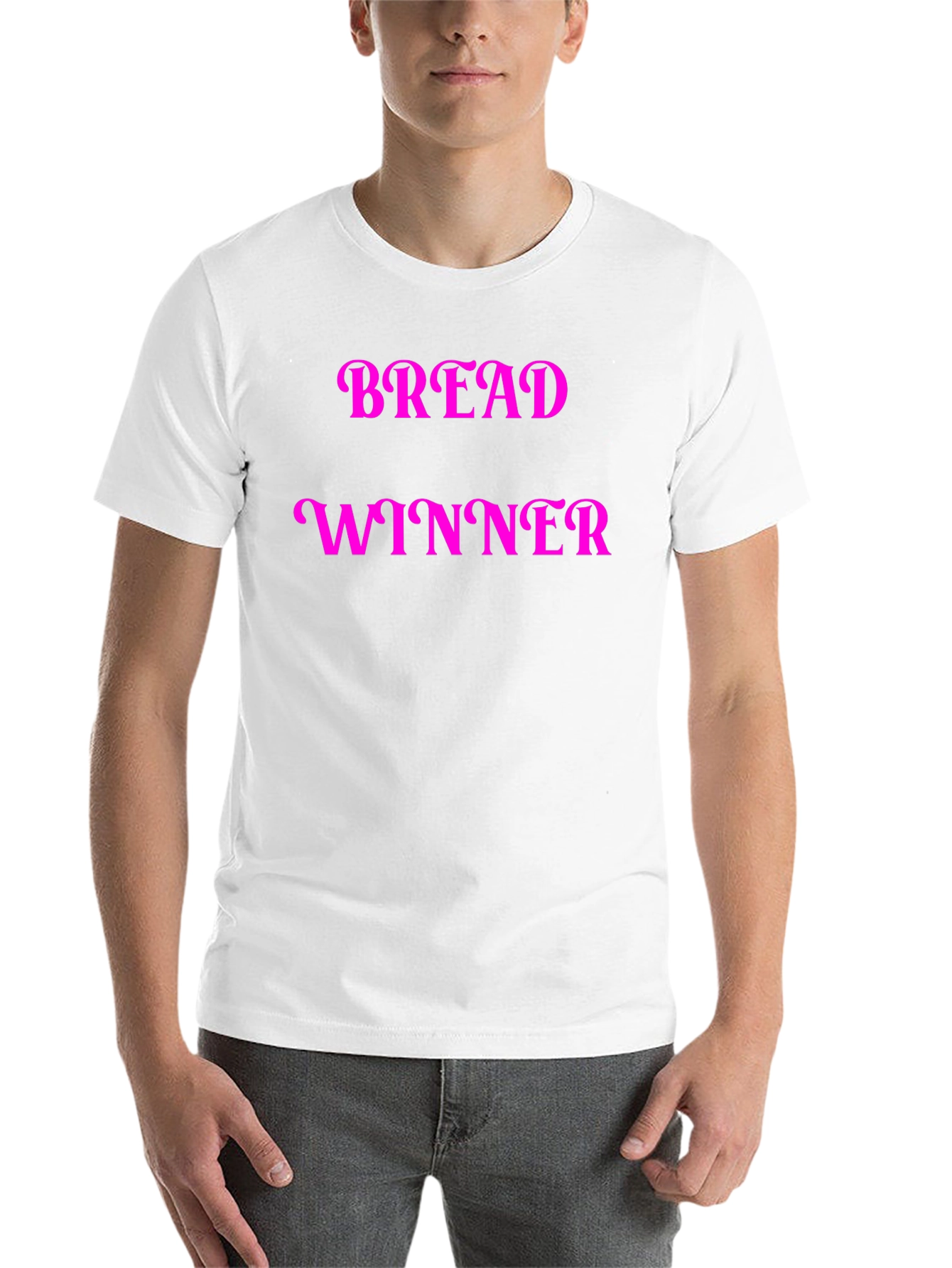 Black Bread Winner T-Shirt - Novelty Graphic Tee view 14