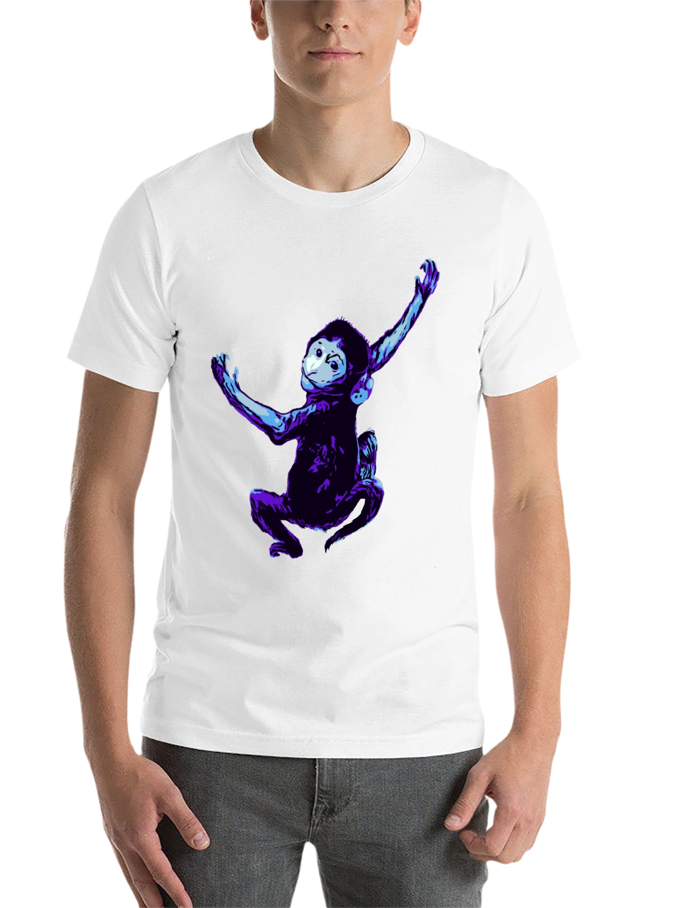 Black Monkey Graphic T-Shirt - Unique & Fun view 14