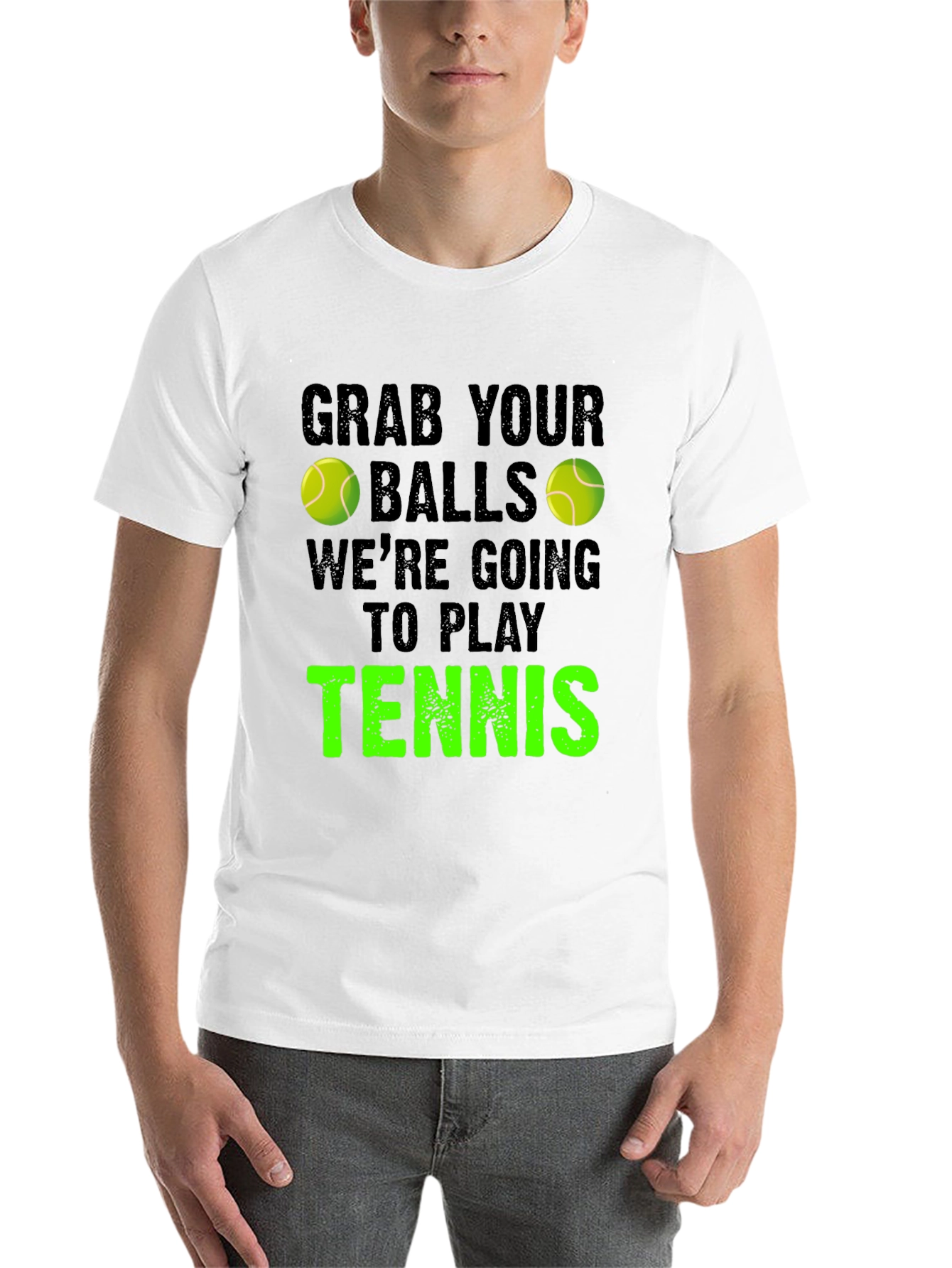 Grab Your Balls Tennis Graphic Tee - 14