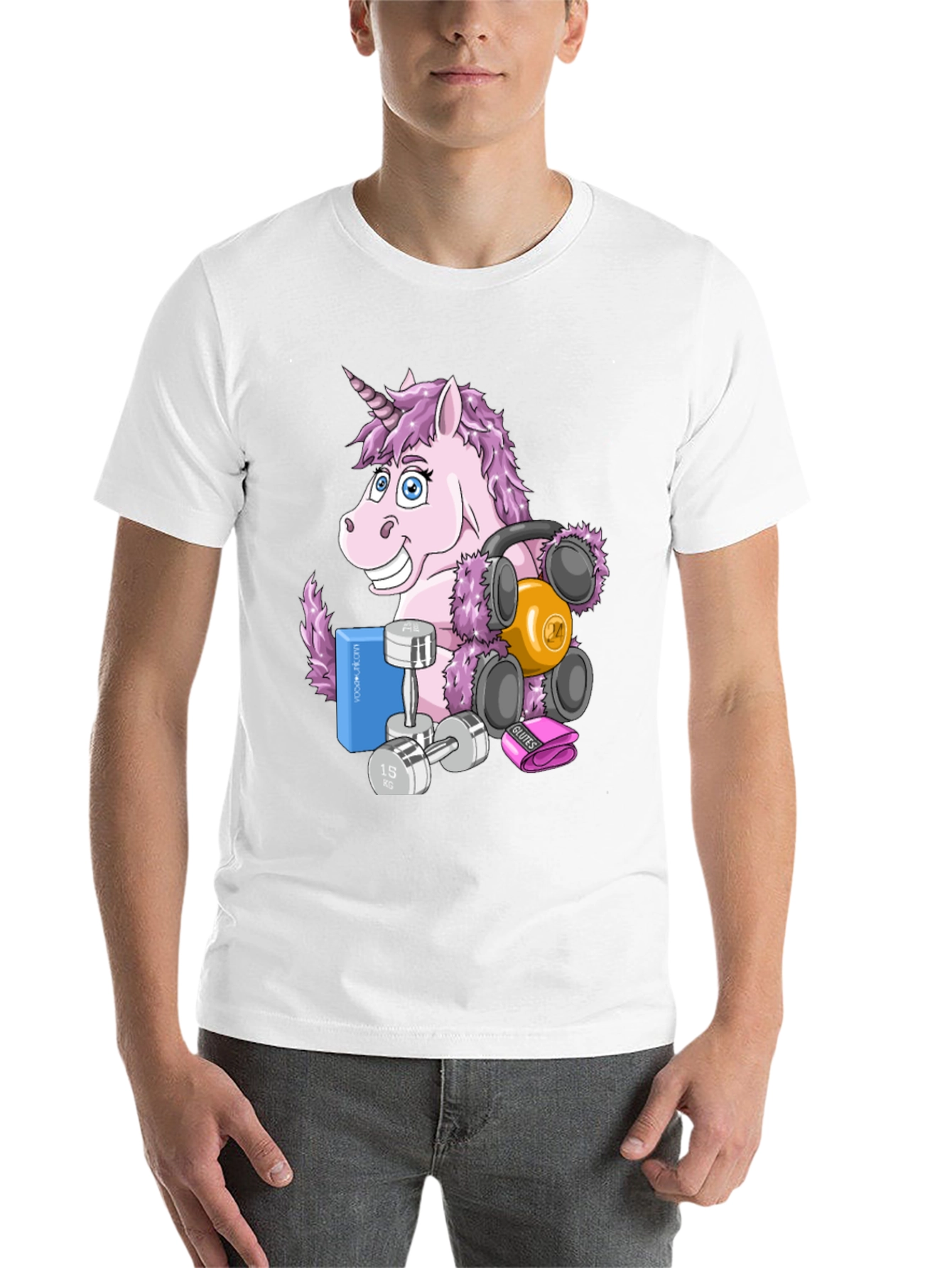 Black Unicorn Gym T-Shirt view 14