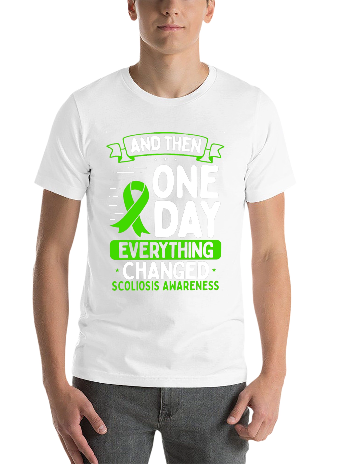 Scoliosis Awareness T-Shirt - Everything Changed - 14