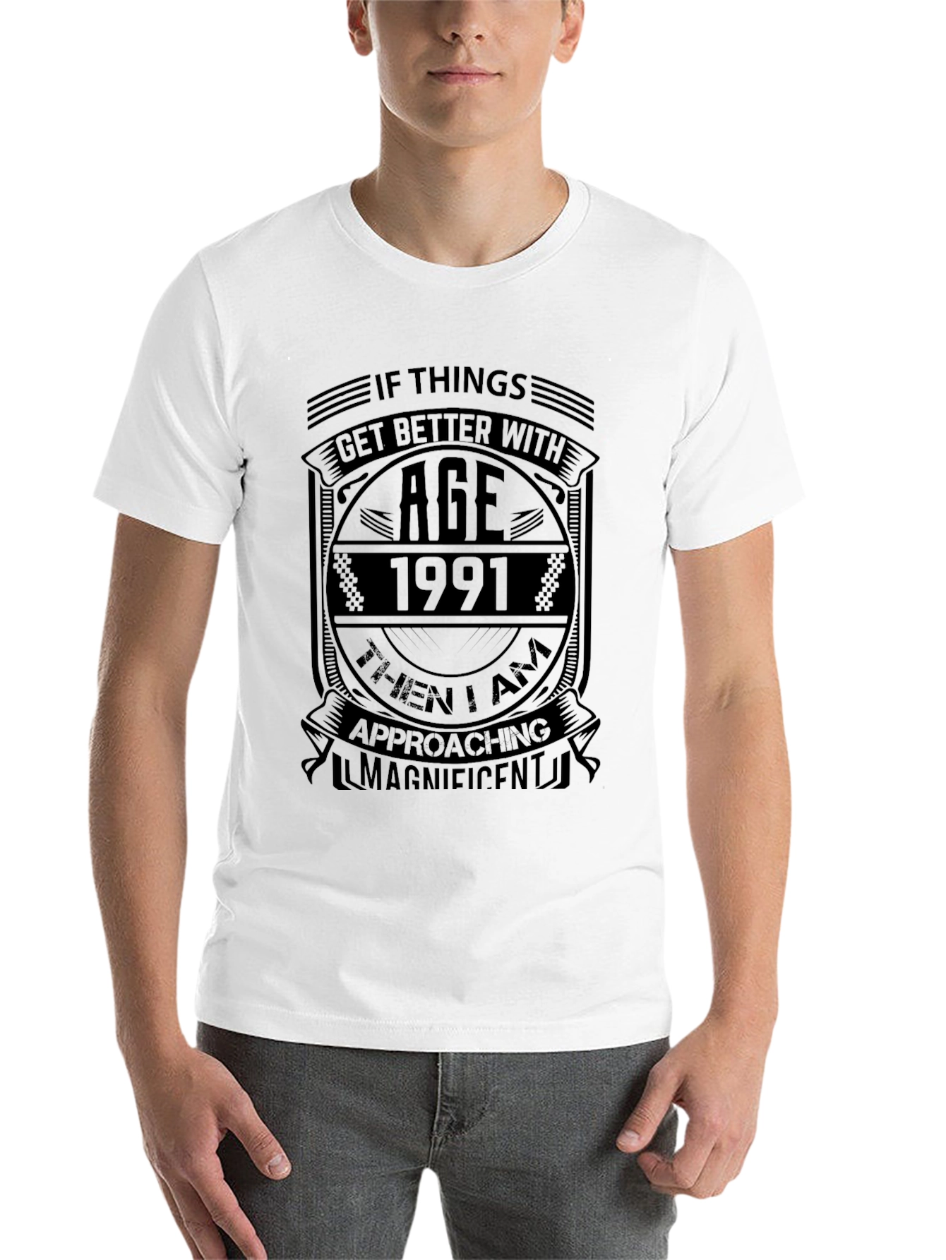 Black Age 1991 Magnificent Black T-Shirt view 14