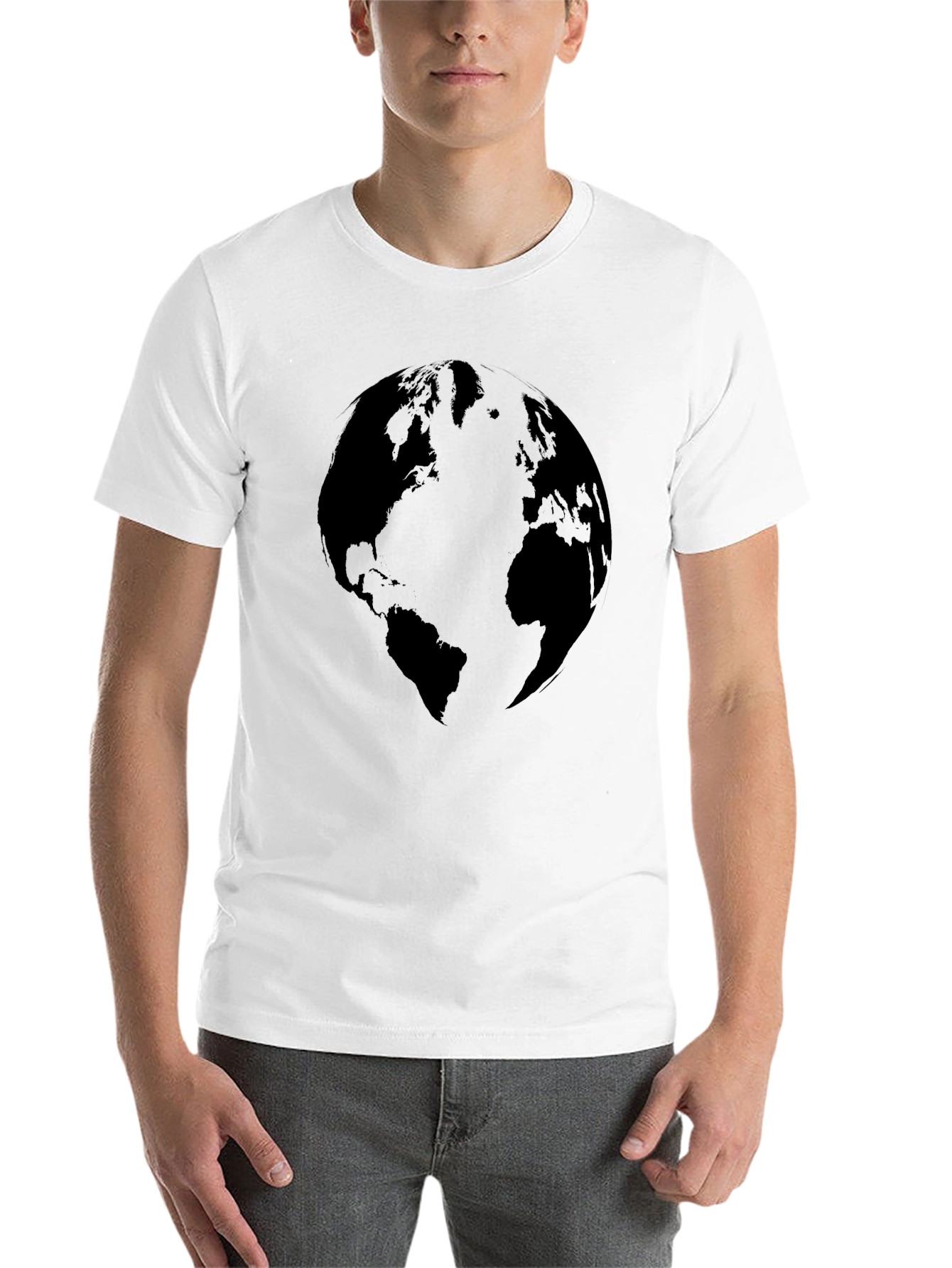 Black Earth Silhouette Graphic Tee - Black view 14