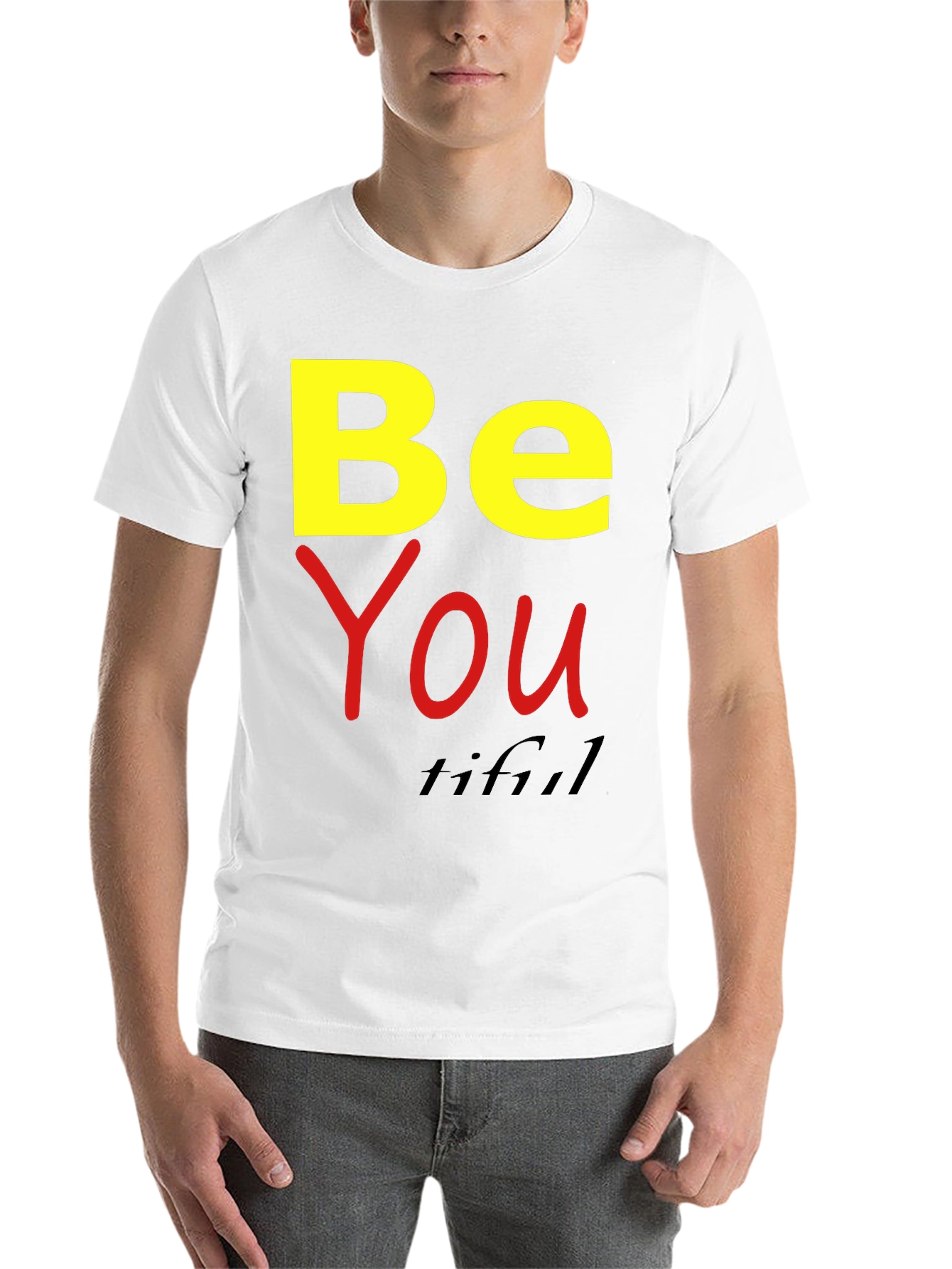 Black Be You Tiful Graphic Tee - Black view 14